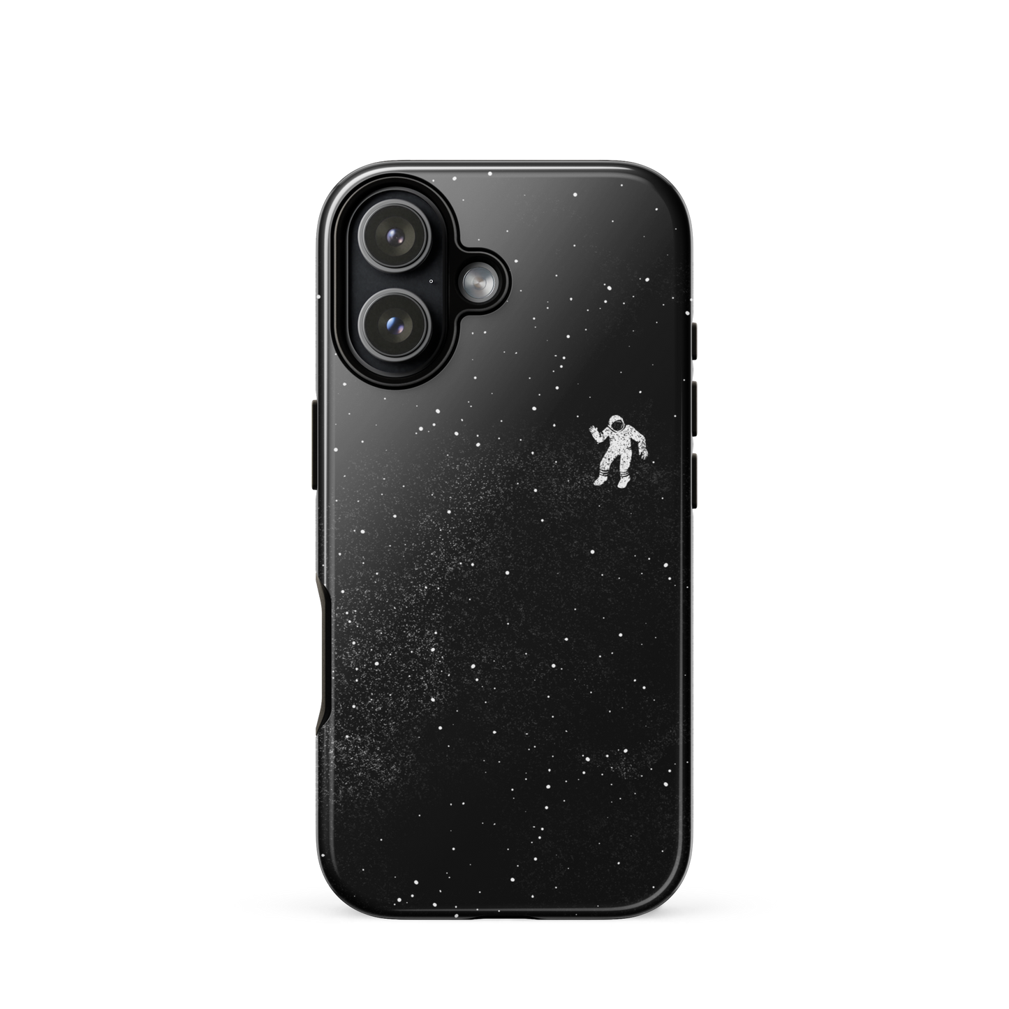 A small astronaut floating through space between the immensity of the universe and the stars. A perfect minimalist art for those who are passionate about space.