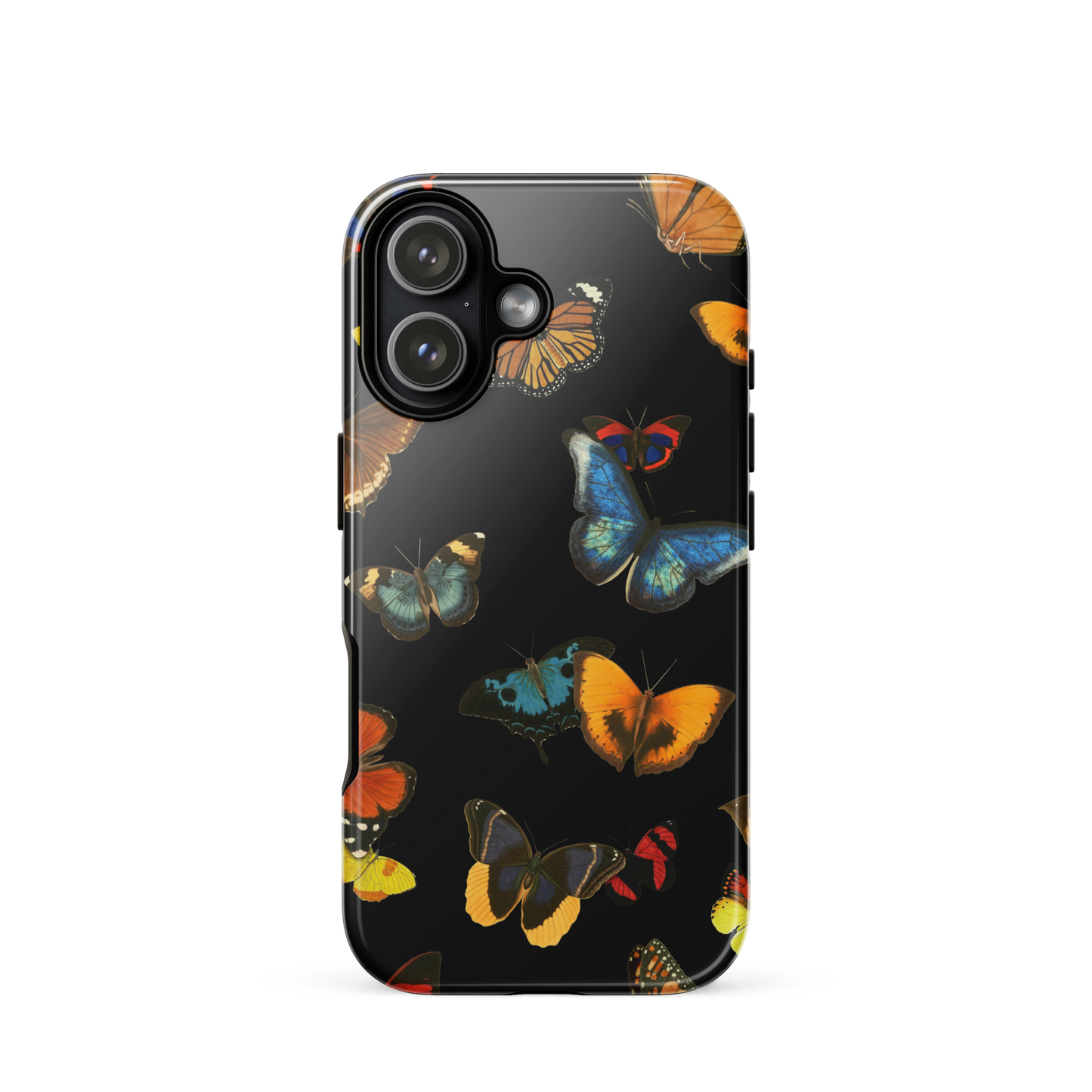 A seamless pattern featuring a vintage collage of butterflies in various species and colors. This dreamy and surreal artwork blends nature and art to create a poetic and elegant aesthetic, perfect for butterfly lovers, nature enthusiasts, and fans of botanical or collage-style designs.