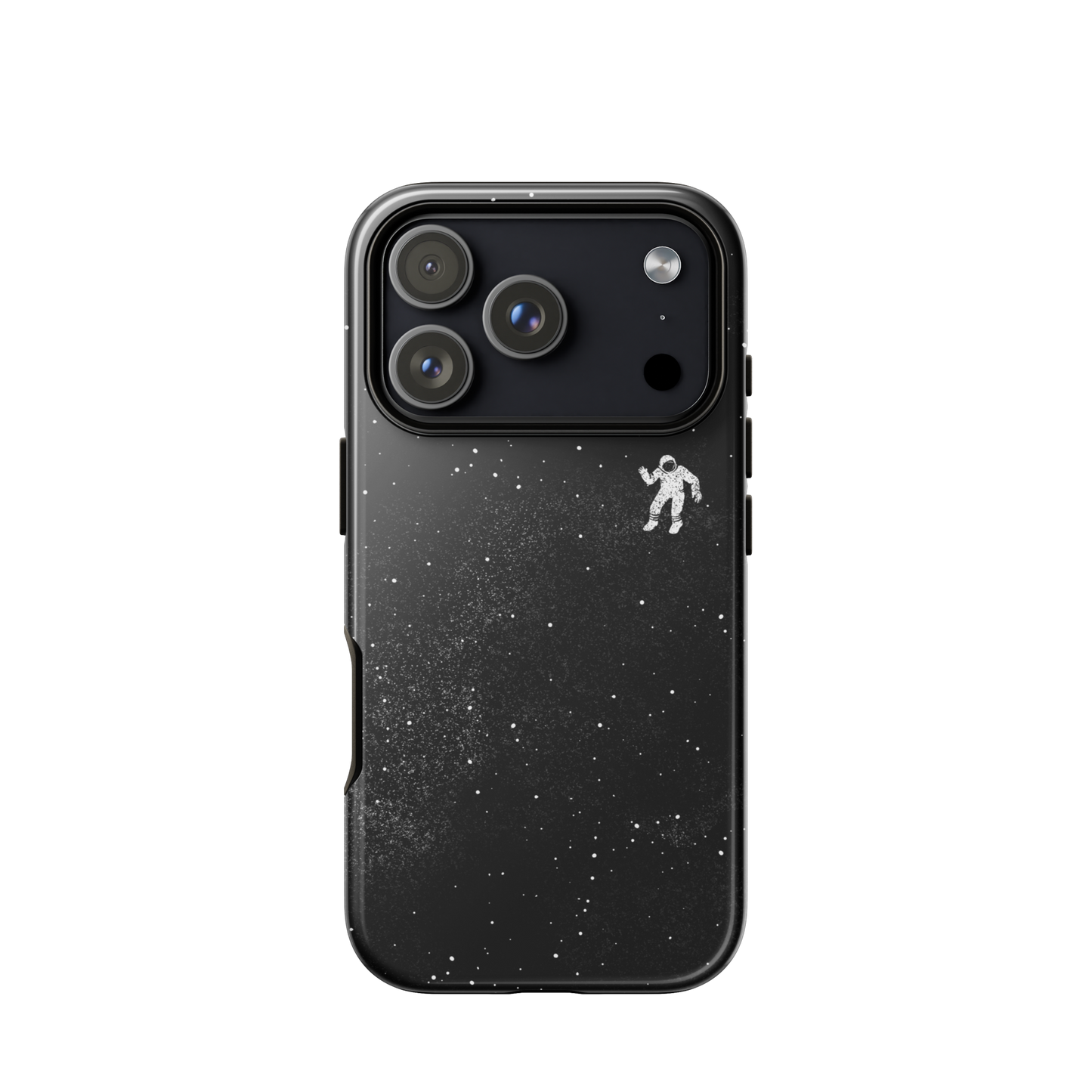 A small astronaut floating through space between the immensity of the universe and the stars. A perfect minimalist art for those who are passionate about space.