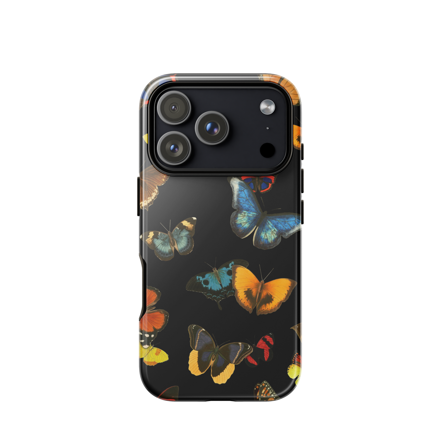 A seamless pattern featuring a vintage collage of butterflies in various species and colors. This dreamy and surreal artwork blends nature and art to create a poetic and elegant aesthetic, perfect for butterfly lovers, nature enthusiasts, and fans of botanical or collage-style designs.