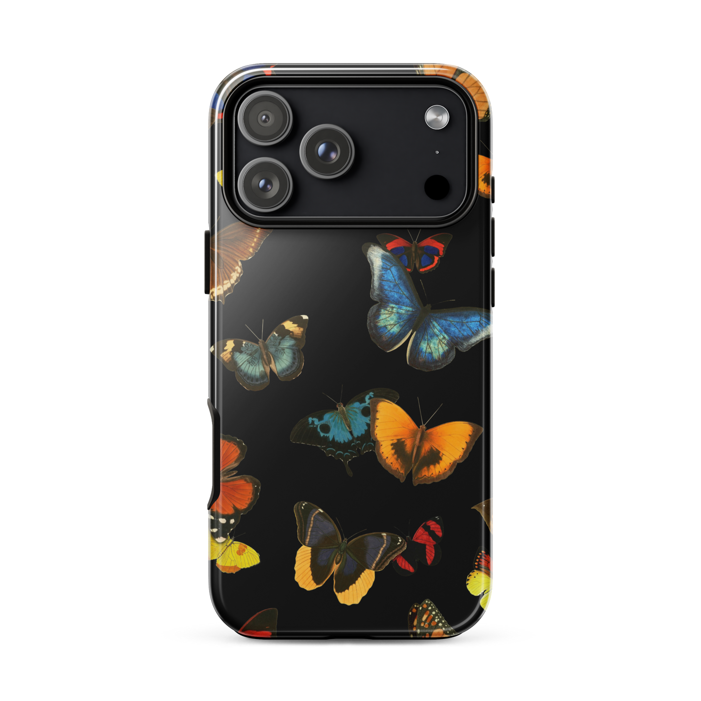 A seamless pattern featuring a vintage collage of butterflies in various species and colors. This dreamy and surreal artwork blends nature and art to create a poetic and elegant aesthetic, perfect for butterfly lovers, nature enthusiasts, and fans of botanical or collage-style designs.