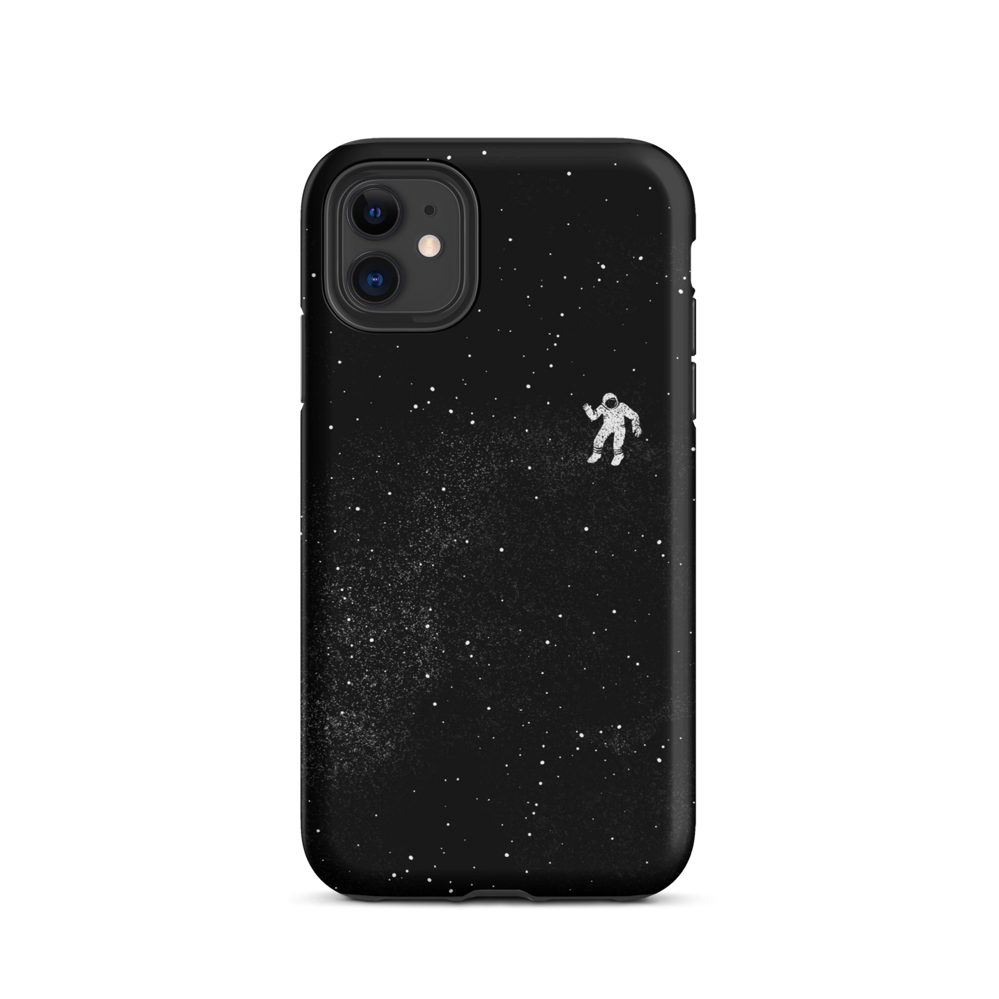 A small astronaut floating through space between the immensity of the universe and the stars. A perfect minimalist art for those who are passionate about space.