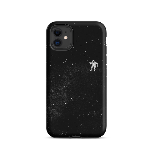 A small astronaut floating through space between the immensity of the universe and the stars. A perfect minimalist art for those who are passionate about space.