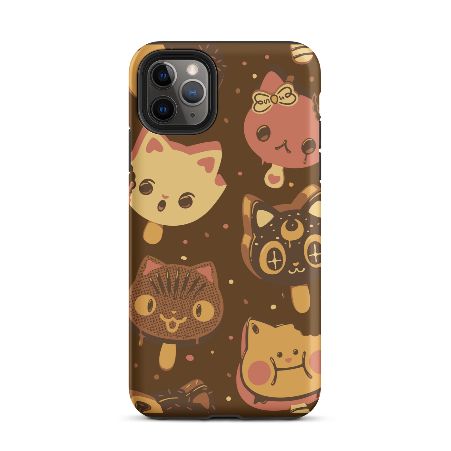 Kawaii-style popsicle cats, each with different expressions and toppings, blending cuteness and fun. This artwork combines the love of cats and sweets in an irresistible and creative design. Perfect for cat lovers and kawaii fans.