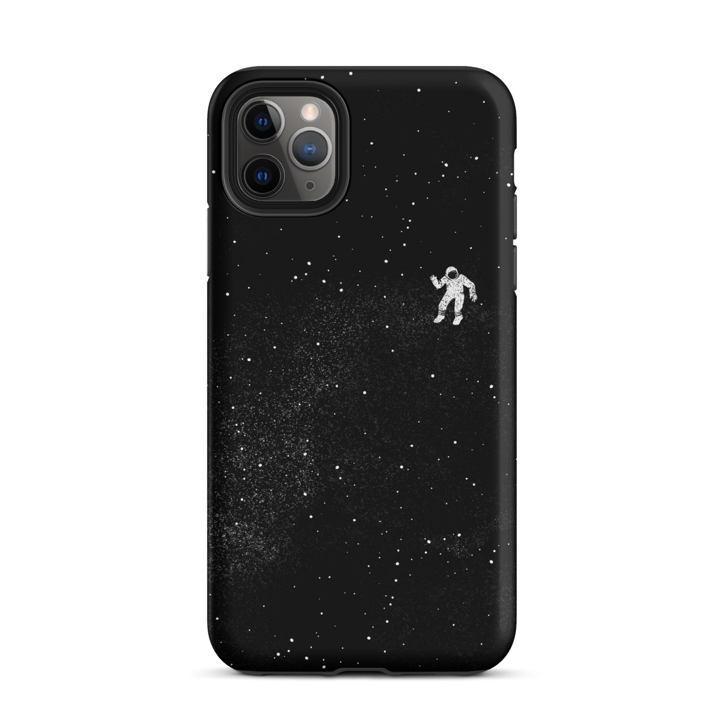 A small astronaut floating through space between the immensity of the universe and the stars. A perfect minimalist art for those who are passionate about space.