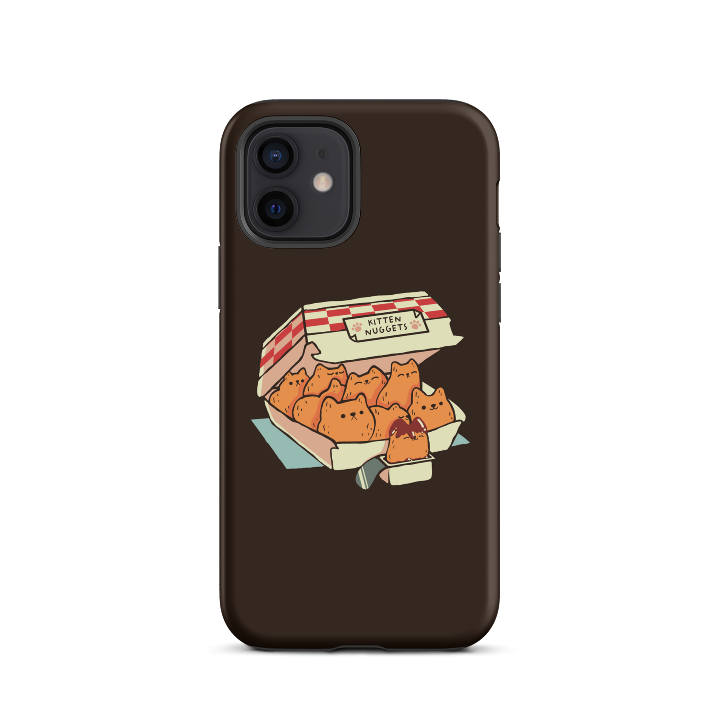 A box of cute nuggets that are shaped like cute kittens. An art that mixes humor, kittens and fast food.