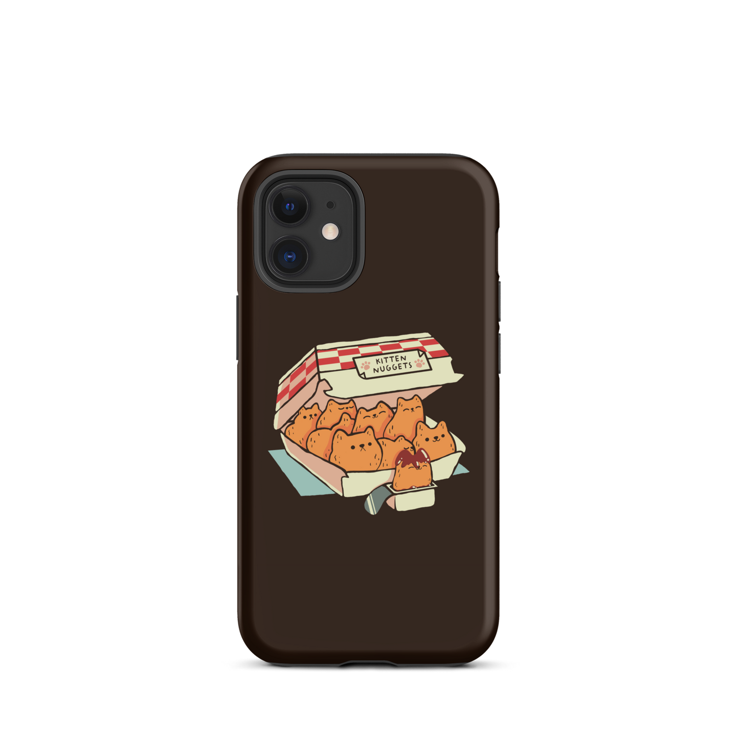 A box of cute nuggets that are shaped like cute kittens. An art that mixes humor, kittens and fast food.