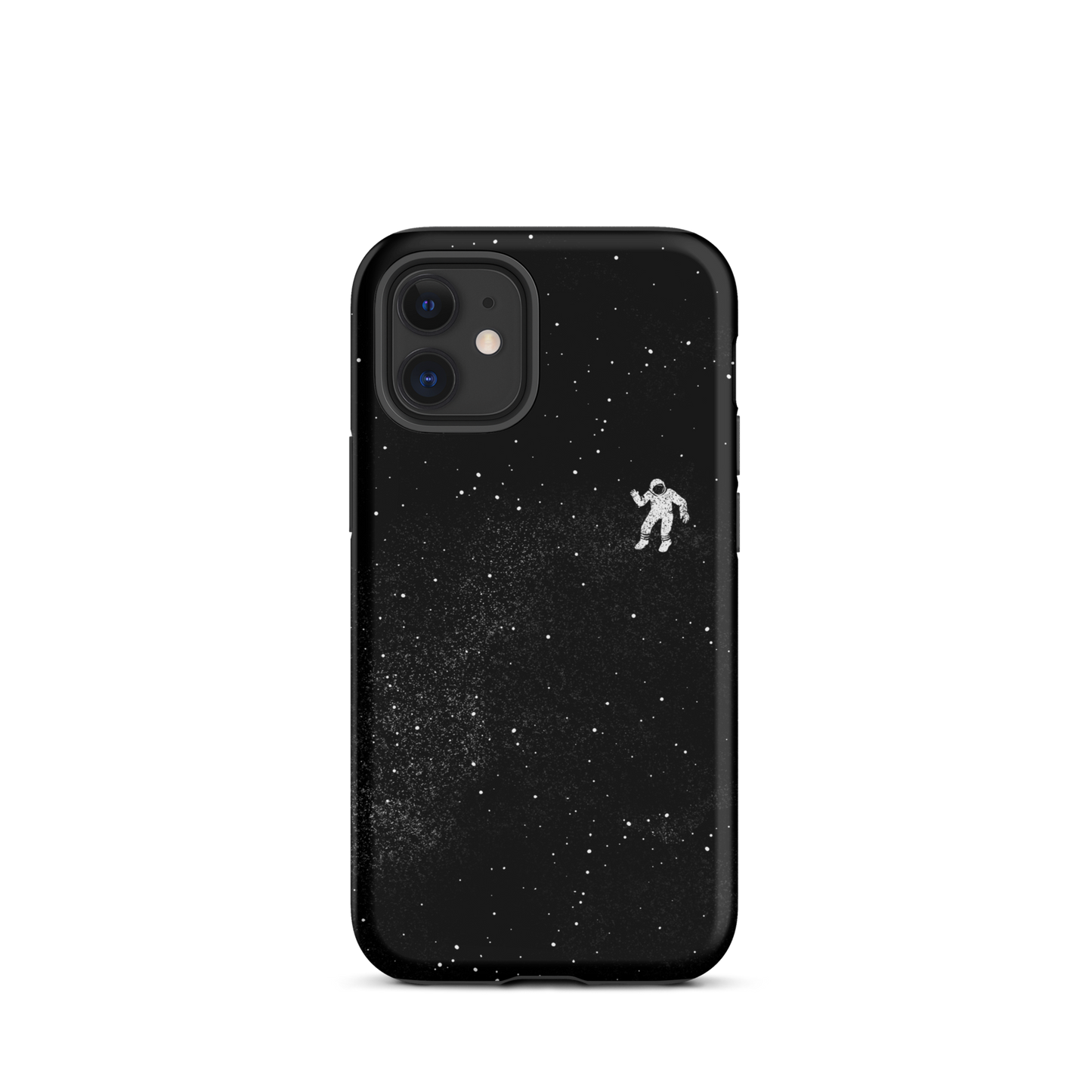A small astronaut floating through space between the immensity of the universe and the stars. A perfect minimalist art for those who are passionate about space.