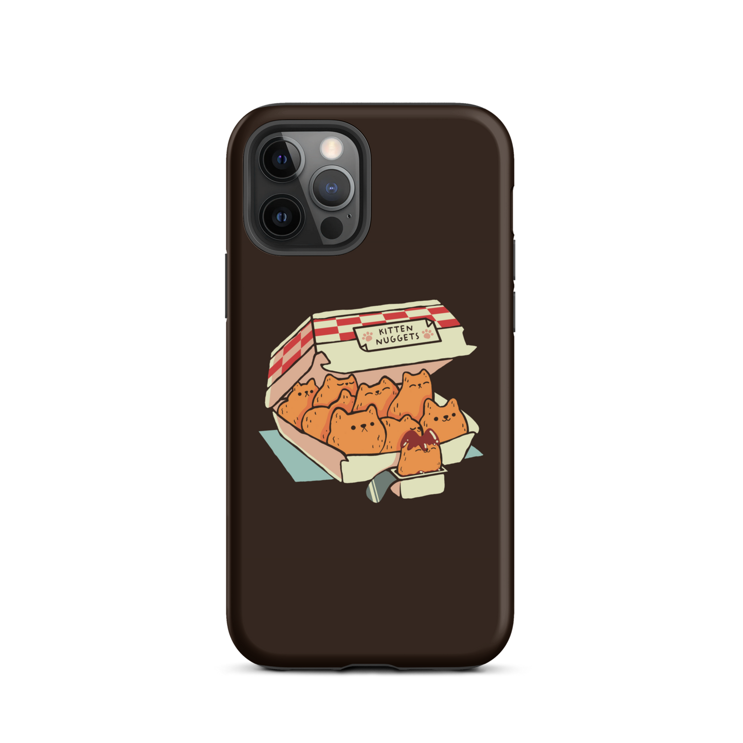 A box of cute nuggets that are shaped like cute kittens. An art that mixes humor, kittens and fast food.