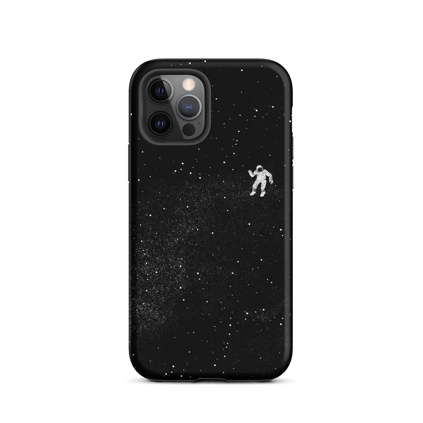 A small astronaut floating through space between the immensity of the universe and the stars. A perfect minimalist art for those who are passionate about space.