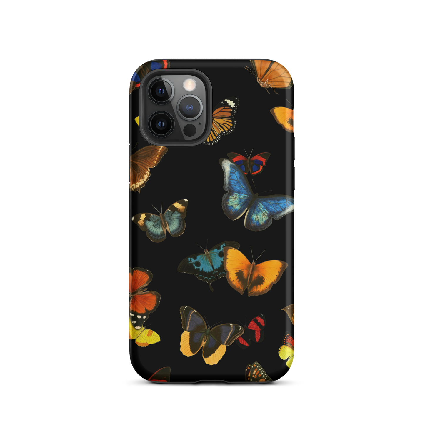 A seamless pattern featuring a vintage collage of butterflies in various species and colors. This dreamy and surreal artwork blends nature and art to create a poetic and elegant aesthetic, perfect for butterfly lovers, nature enthusiasts, and fans of botanical or collage-style designs.