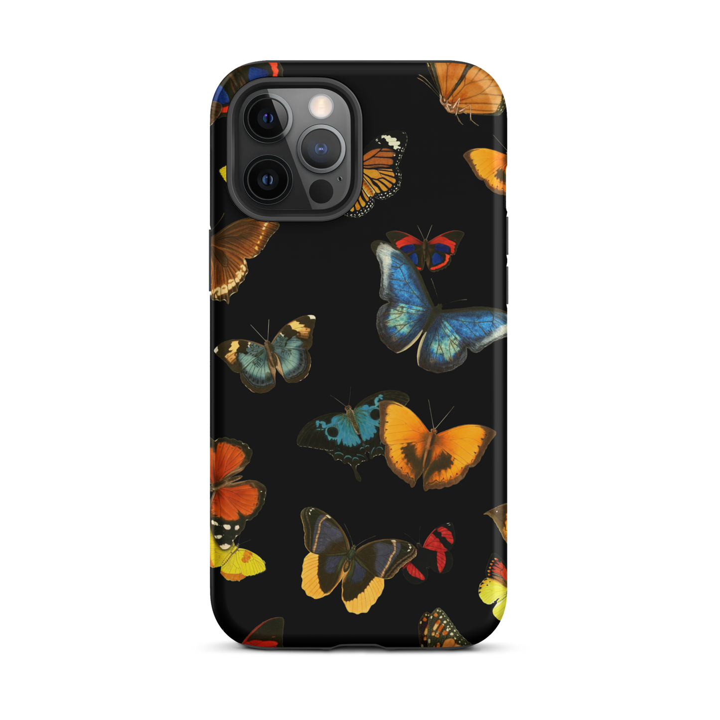 A seamless pattern featuring a vintage collage of butterflies in various species and colors. This dreamy and surreal artwork blends nature and art to create a poetic and elegant aesthetic, perfect for butterfly lovers, nature enthusiasts, and fans of botanical or collage-style designs.