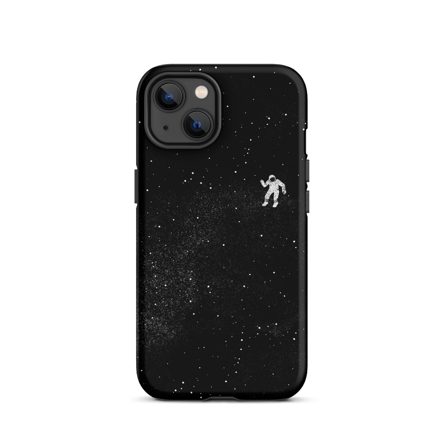 A small astronaut floating through space between the immensity of the universe and the stars. A perfect minimalist art for those who are passionate about space.