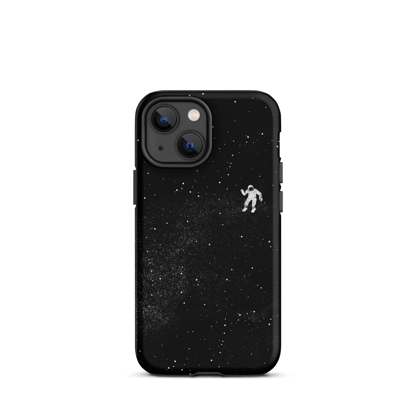 A small astronaut floating through space between the immensity of the universe and the stars. A perfect minimalist art for those who are passionate about space.
