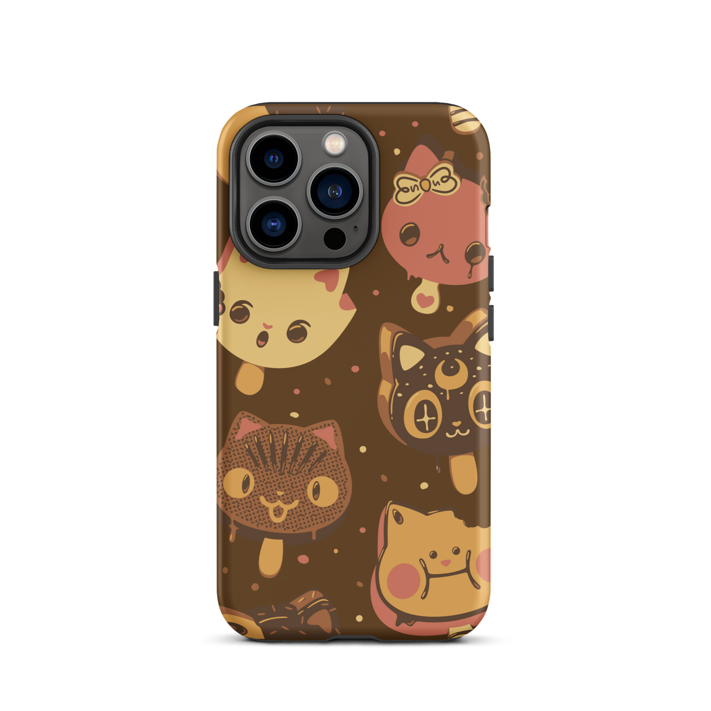 Kawaii-style popsicle cats, each with different expressions and toppings, blending cuteness and fun. This artwork combines the love of cats and sweets in an irresistible and creative design. Perfect for cat lovers and kawaii fans.