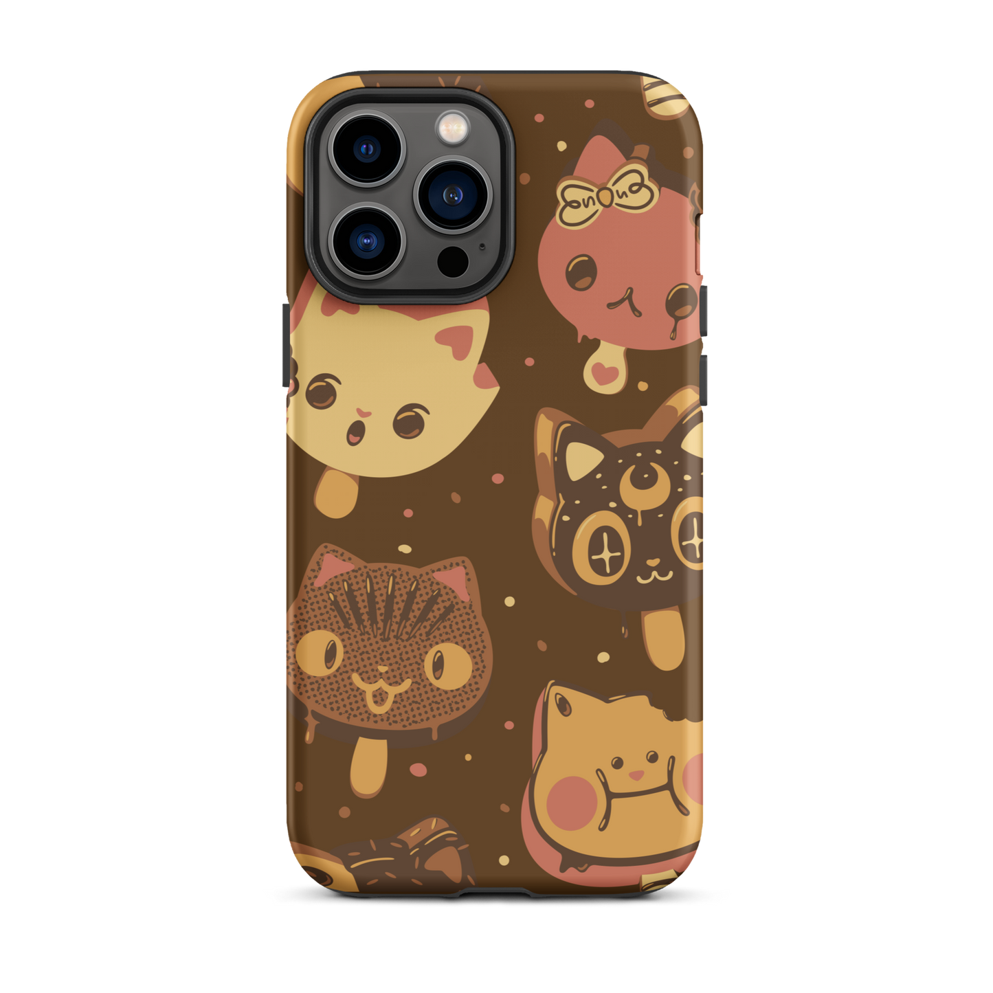 Kawaii-style popsicle cats, each with different expressions and toppings, blending cuteness and fun. This artwork combines the love of cats and sweets in an irresistible and creative design. Perfect for cat lovers and kawaii fans.