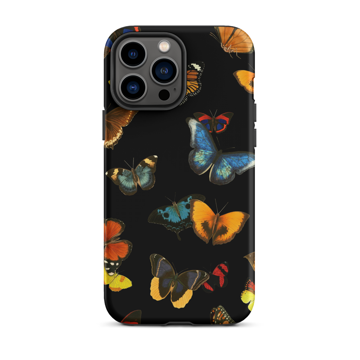 A seamless pattern featuring a vintage collage of butterflies in various species and colors. This dreamy and surreal artwork blends nature and art to create a poetic and elegant aesthetic, perfect for butterfly lovers, nature enthusiasts, and fans of botanical or collage-style designs.