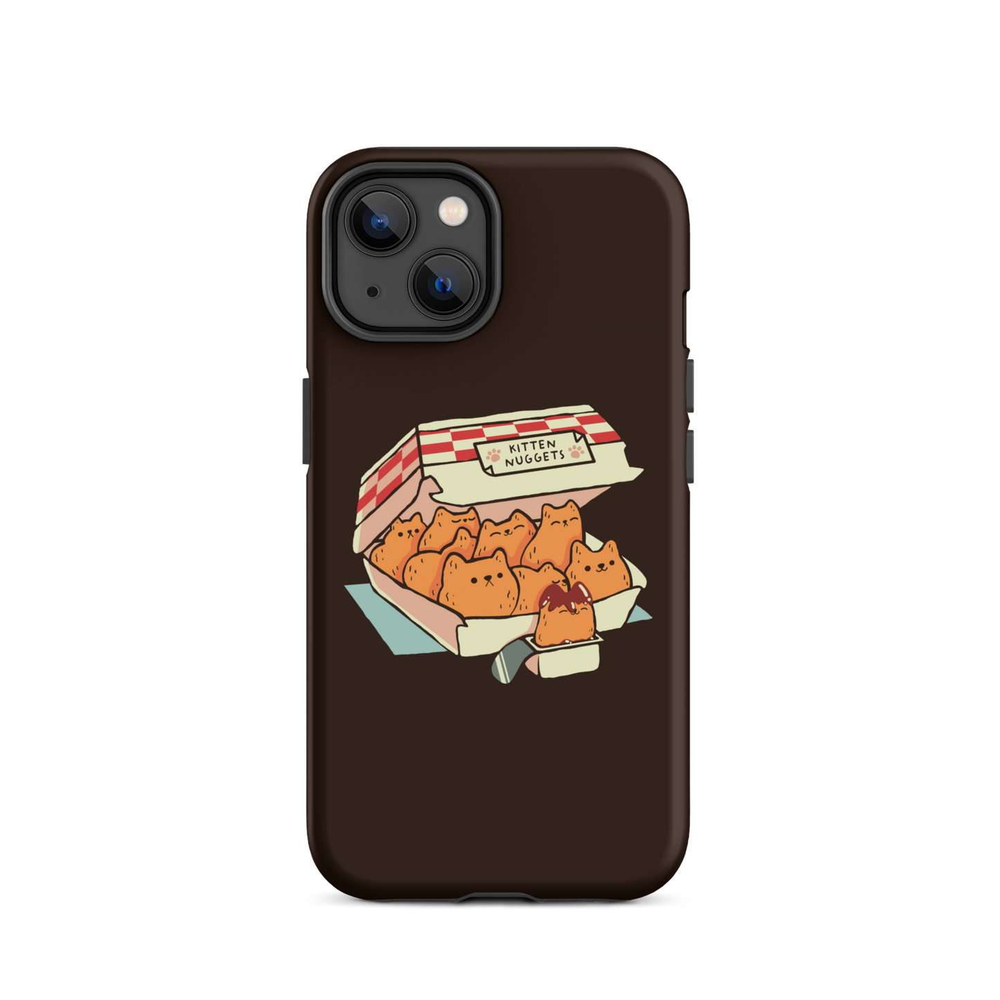 A box of cute nuggets that are shaped like cute kittens. An art that mixes humor, kittens and fast food.