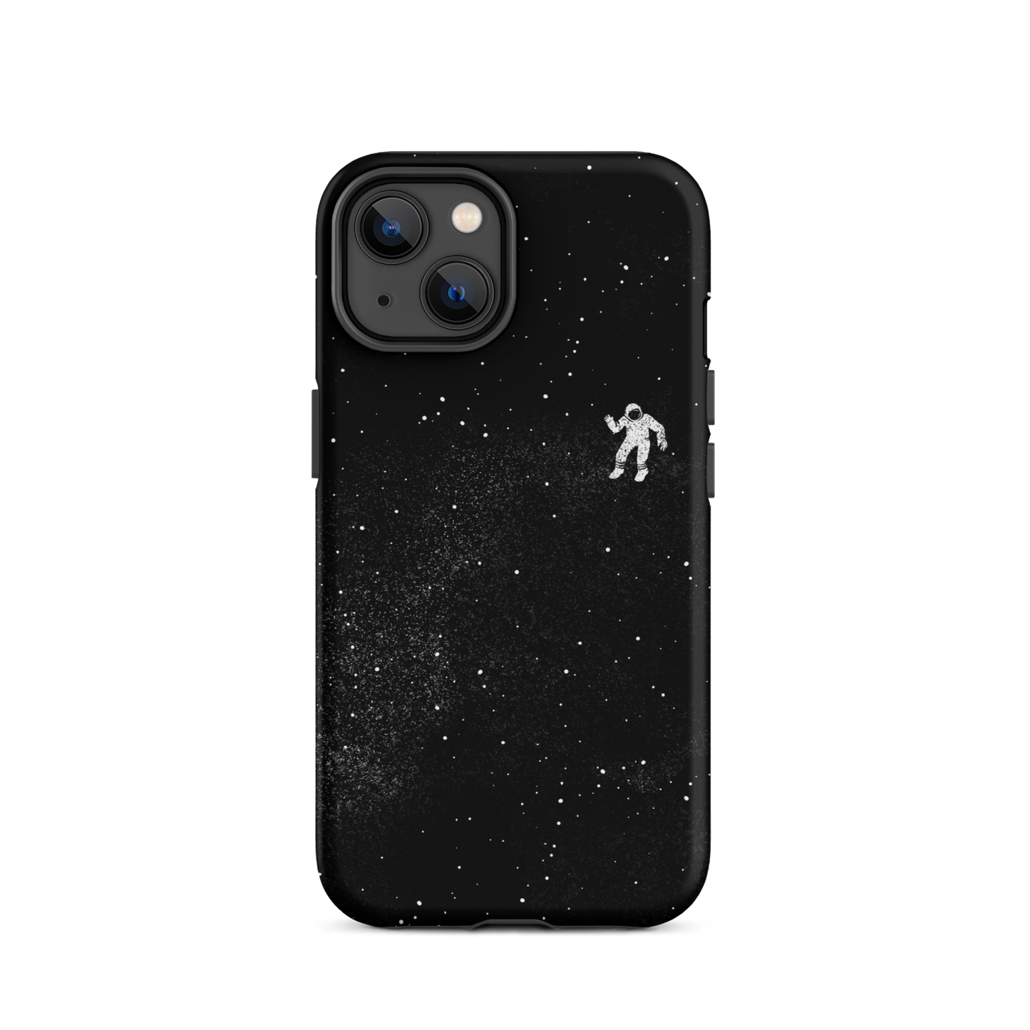A small astronaut floating through space between the immensity of the universe and the stars. A perfect minimalist art for those who are passionate about space.