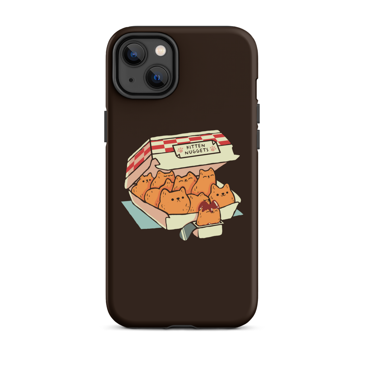 A box of cute nuggets that are shaped like cute kittens. An art that mixes humor, kittens and fast food.