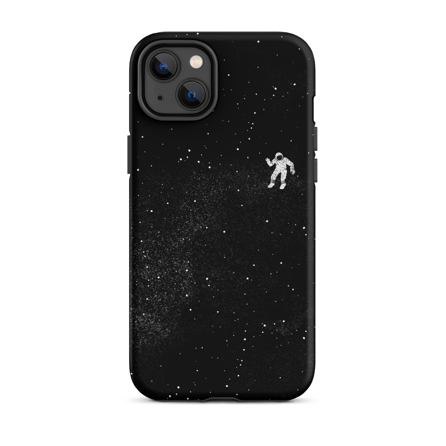 A small astronaut floating through space between the immensity of the universe and the stars. A perfect minimalist art for those who are passionate about space.