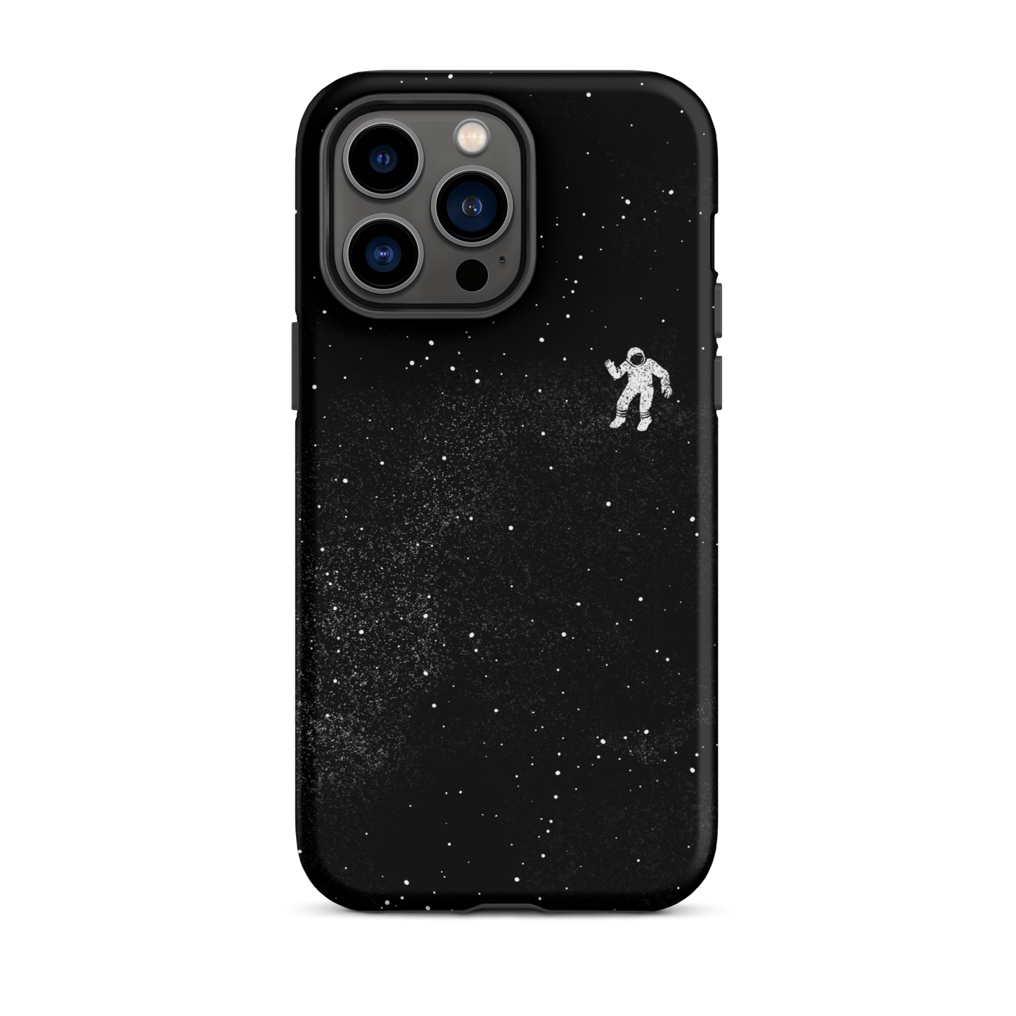 A small astronaut floating through space between the immensity of the universe and the stars. A perfect minimalist art for those who are passionate about space.