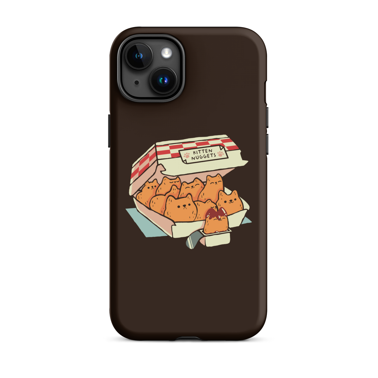 A box of cute nuggets that are shaped like cute kittens. An art that mixes humor, kittens and fast food.