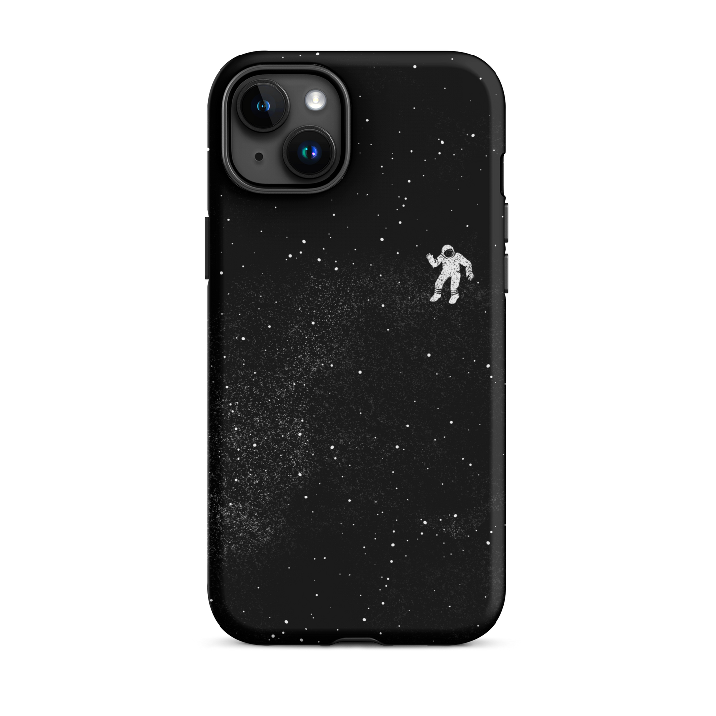 A small astronaut floating through space between the immensity of the universe and the stars. A perfect minimalist art for those who are passionate about space.