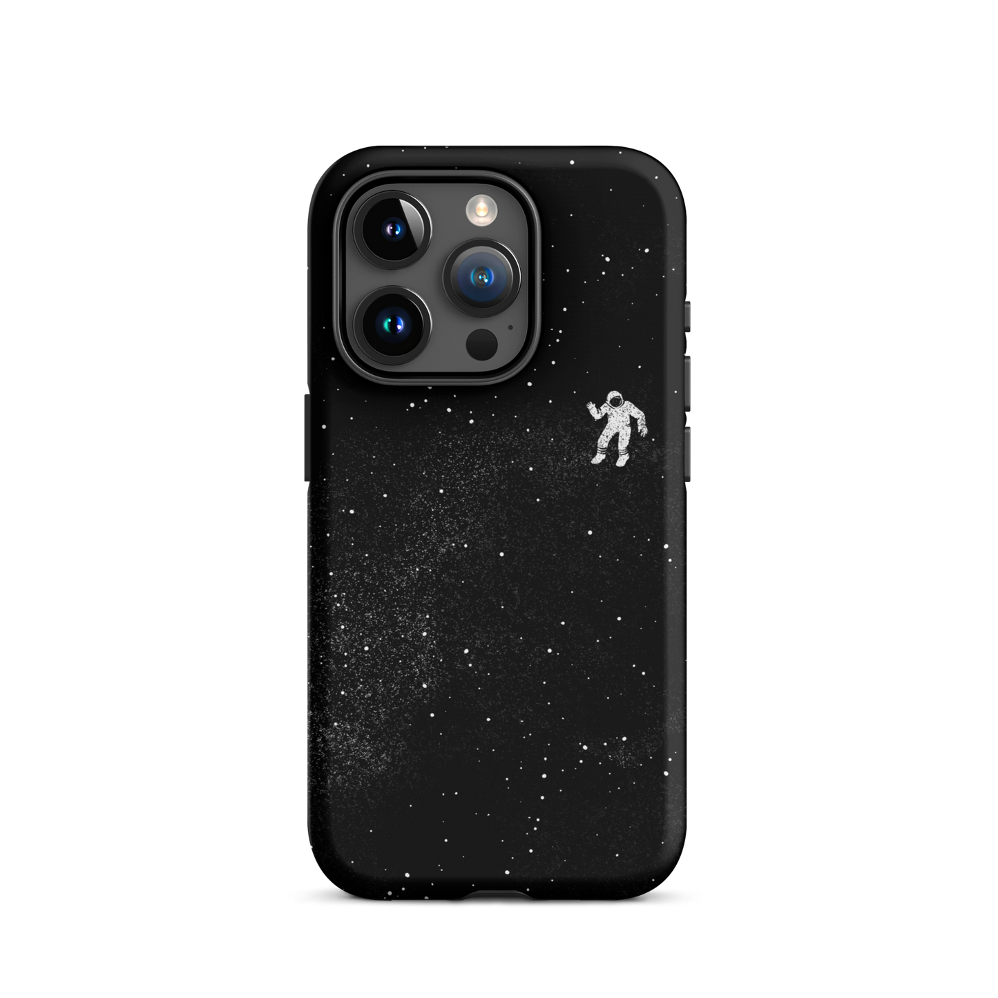 A small astronaut floating through space between the immensity of the universe and the stars. A perfect minimalist art for those who are passionate about space.