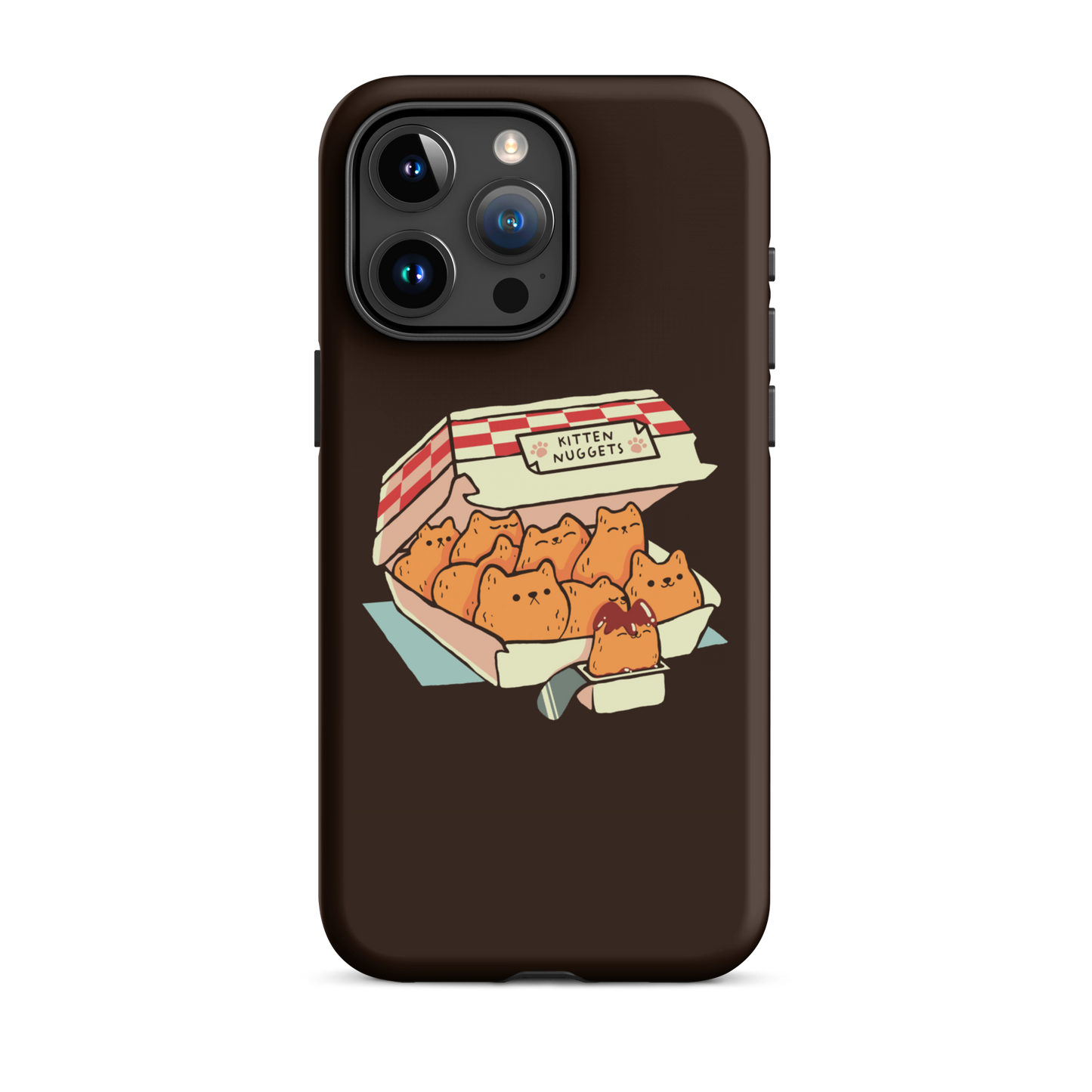 A box of cute nuggets that are shaped like cute kittens. An art that mixes humor, kittens and fast food.