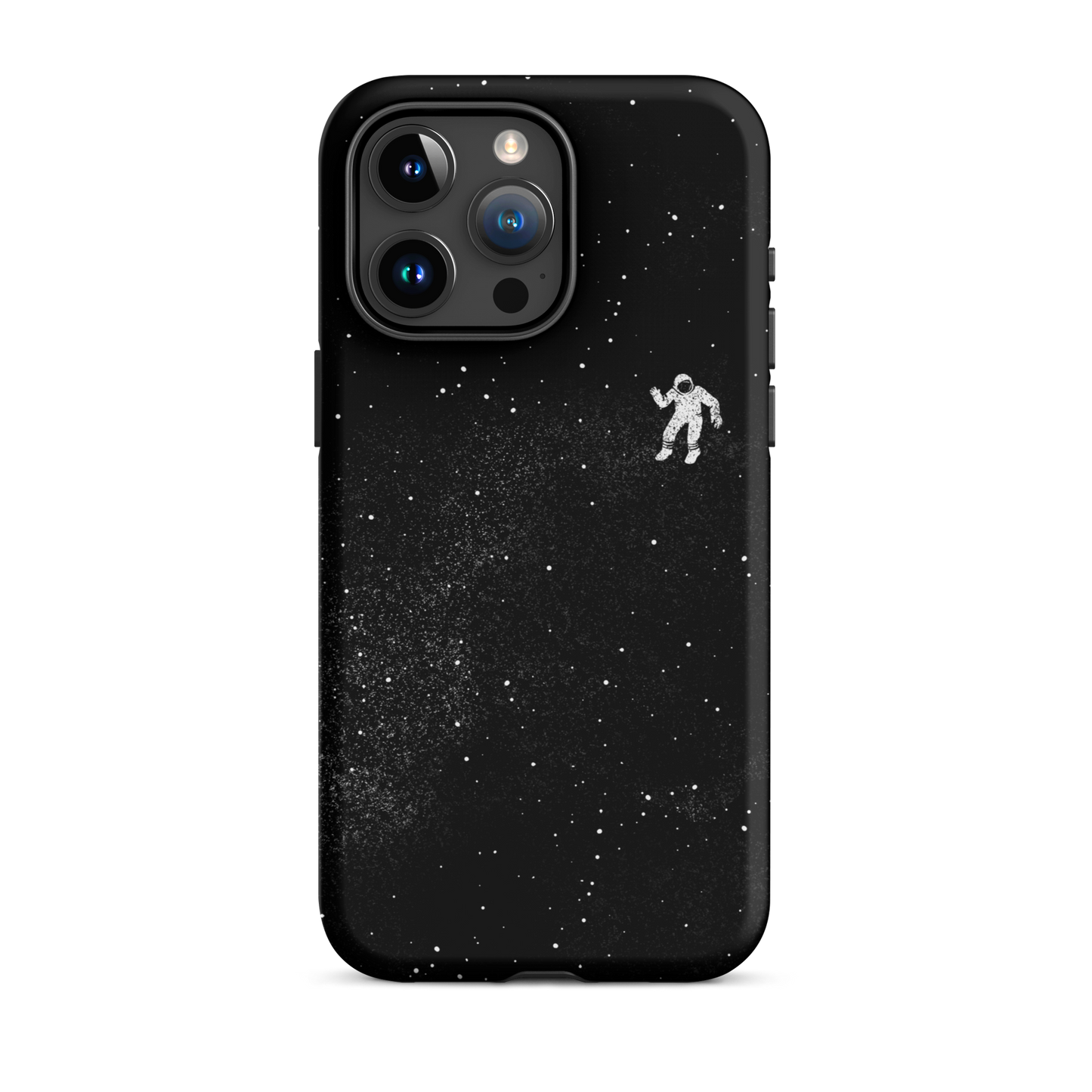 A small astronaut floating through space between the immensity of the universe and the stars. A perfect minimalist art for those who are passionate about space.