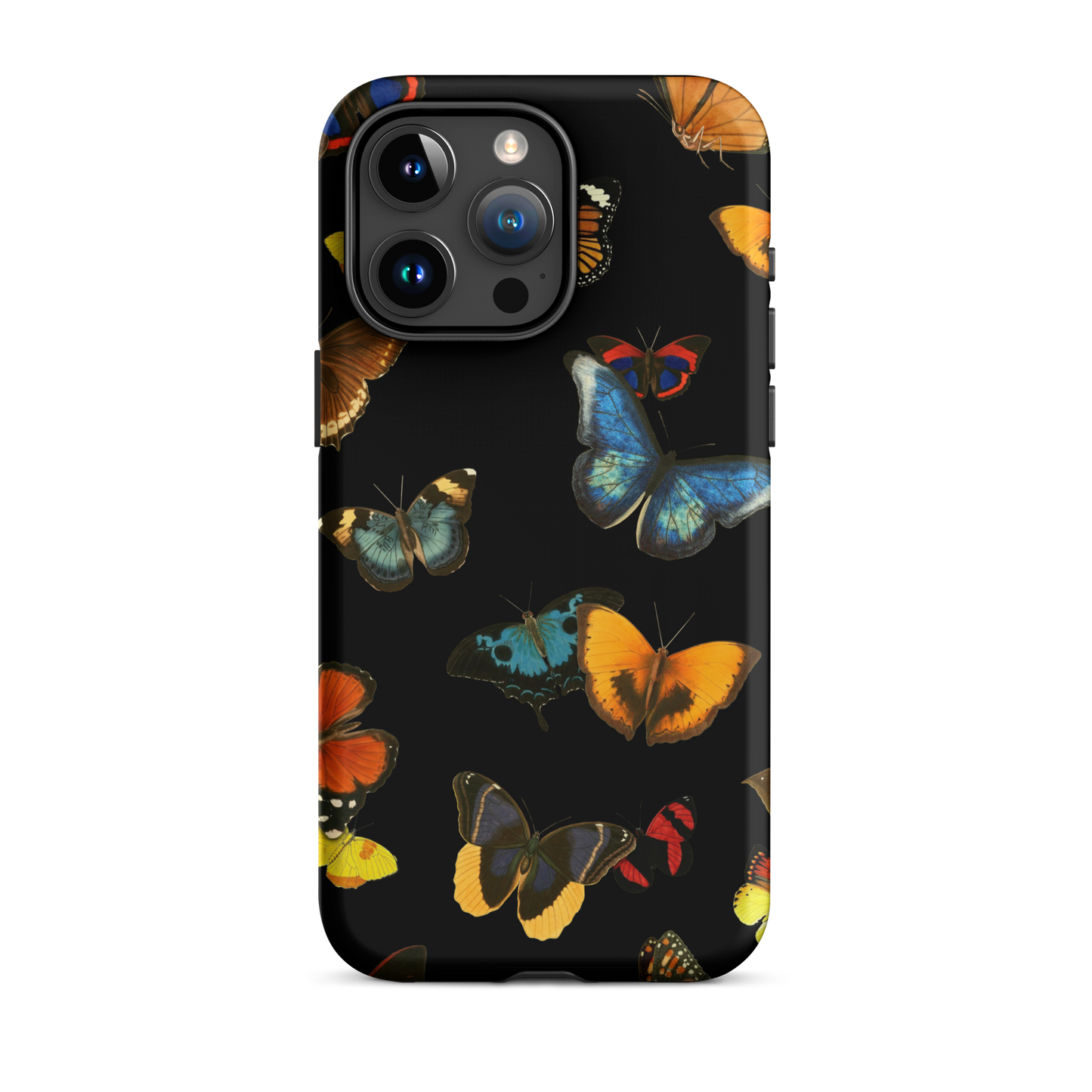 A seamless pattern featuring a vintage collage of butterflies in various species and colors. This dreamy and surreal artwork blends nature and art to create a poetic and elegant aesthetic, perfect for butterfly lovers, nature enthusiasts, and fans of botanical or collage-style designs.