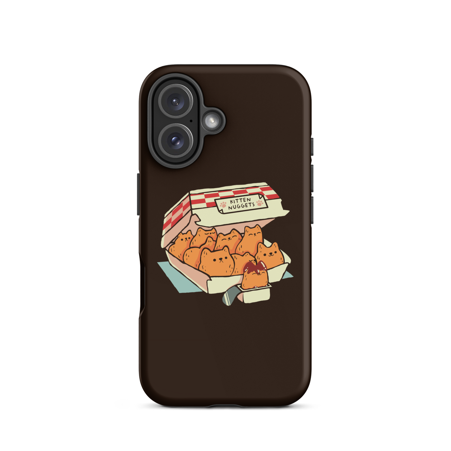 A box of cute nuggets that are shaped like cute kittens. An art that mixes humor, kittens and fast food.