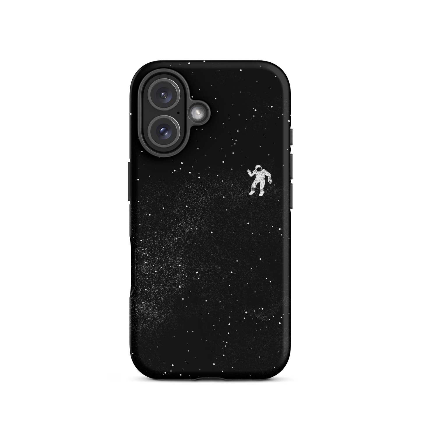 A small astronaut floating through space between the immensity of the universe and the stars. A perfect minimalist art for those who are passionate about space.