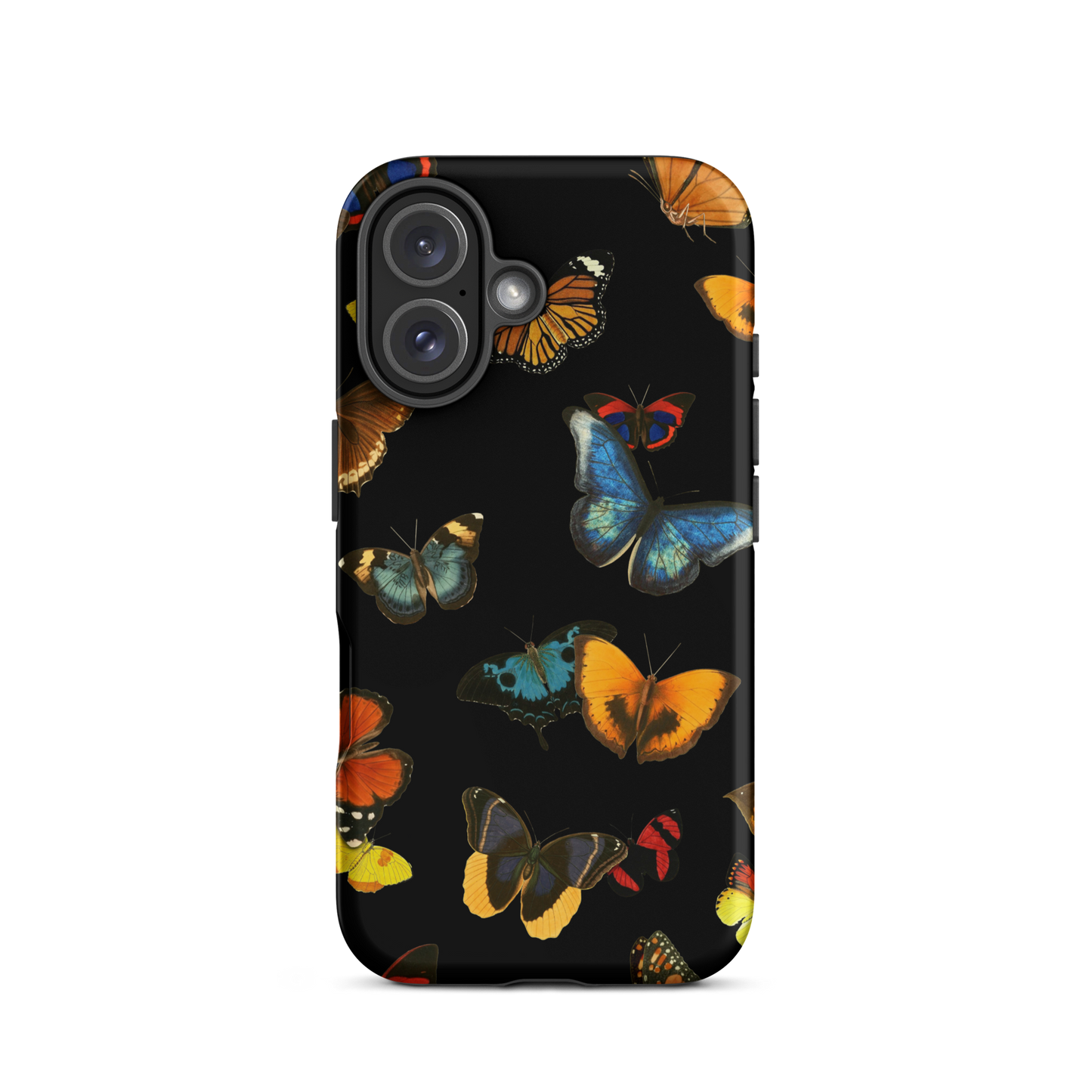 A seamless pattern featuring a vintage collage of butterflies in various species and colors. This dreamy and surreal artwork blends nature and art to create a poetic and elegant aesthetic, perfect for butterfly lovers, nature enthusiasts, and fans of botanical or collage-style designs.