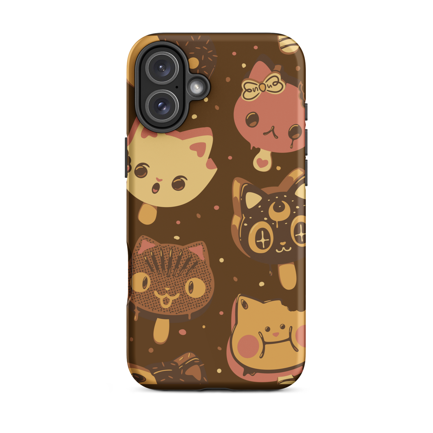 Kawaii-style popsicle cats, each with different expressions and toppings, blending cuteness and fun. This artwork combines the love of cats and sweets in an irresistible and creative design. Perfect for cat lovers and kawaii fans.