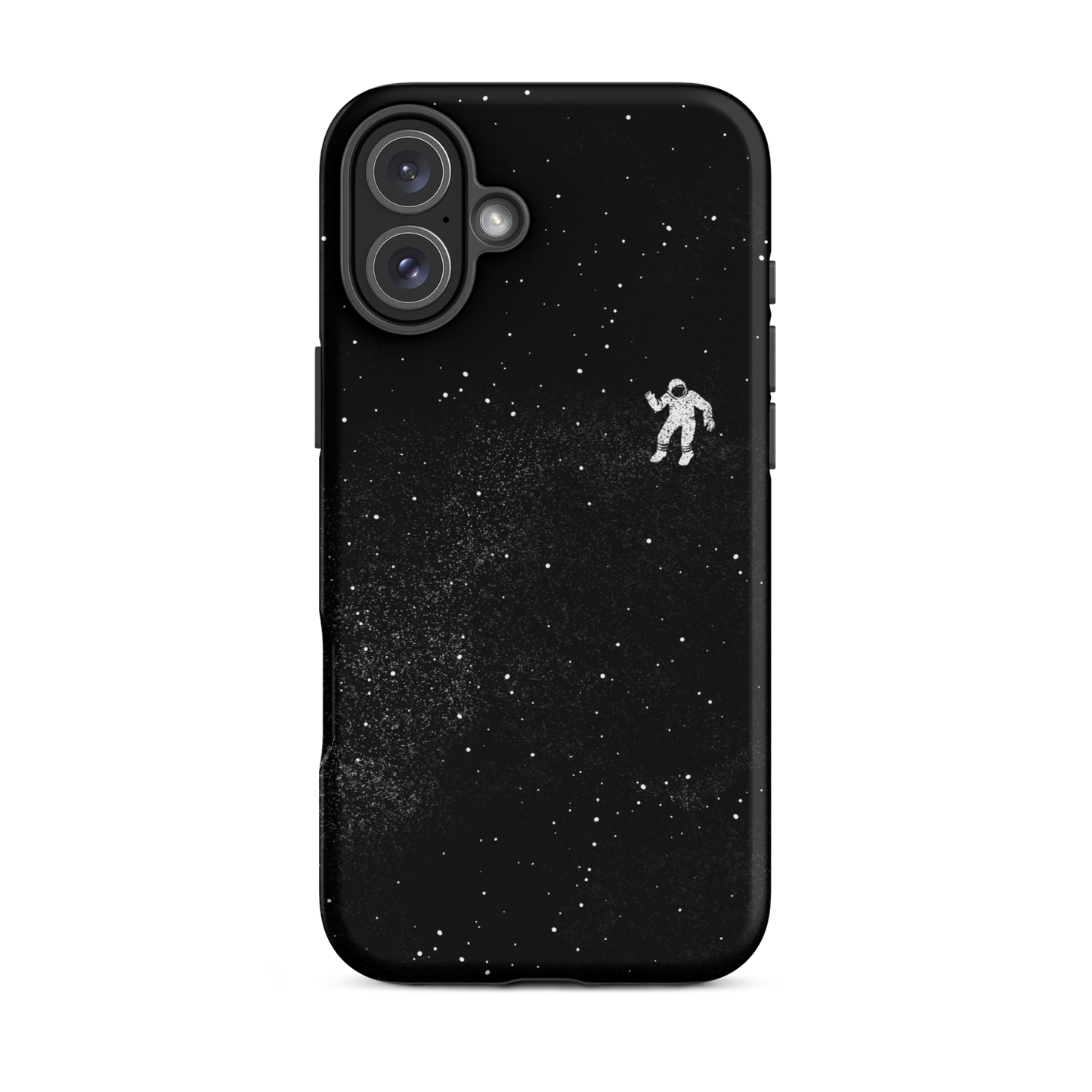 A small astronaut floating through space between the immensity of the universe and the stars. A perfect minimalist art for those who are passionate about space.