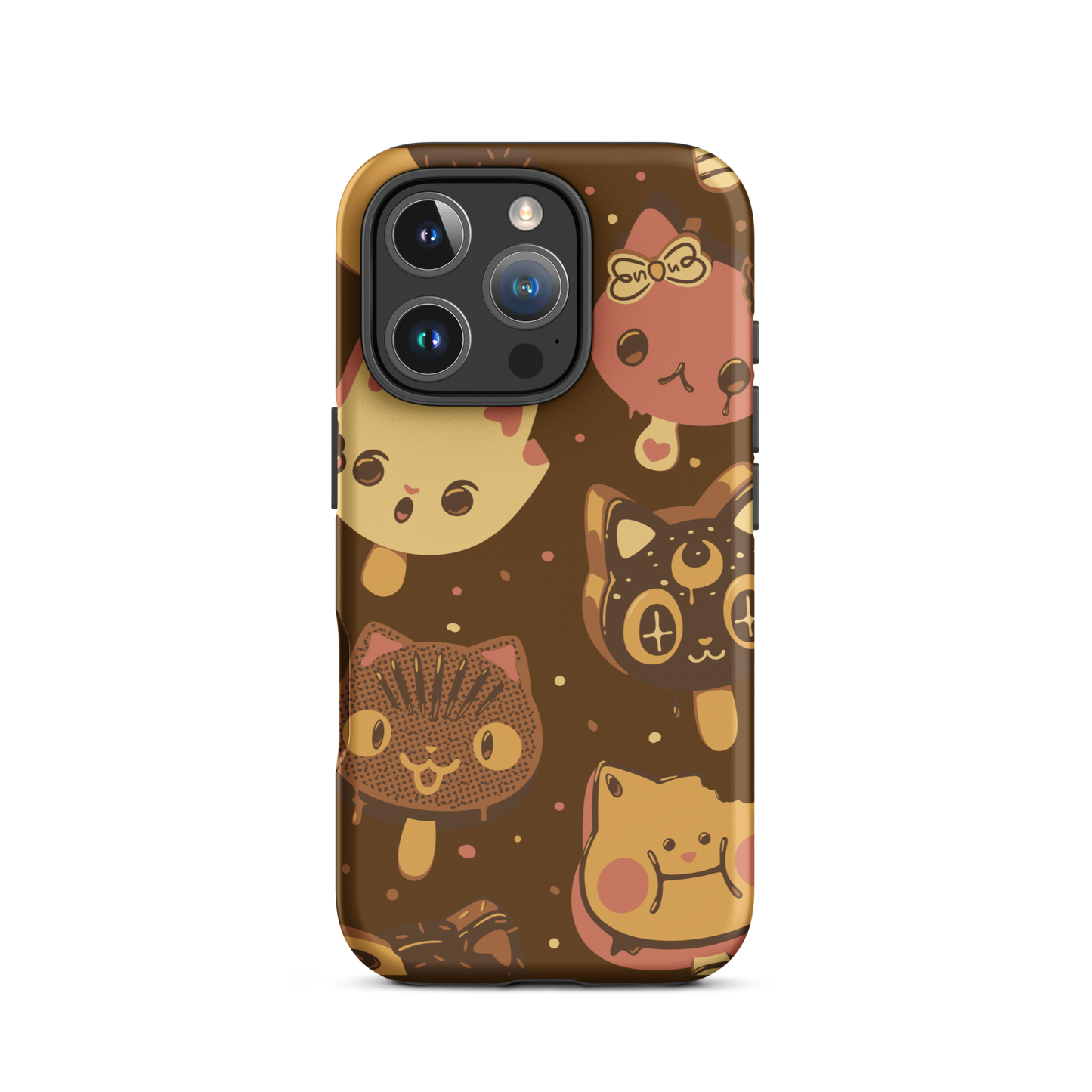 Kawaii-style popsicle cats, each with different expressions and toppings, blending cuteness and fun. This artwork combines the love of cats and sweets in an irresistible and creative design. Perfect for cat lovers and kawaii fans.