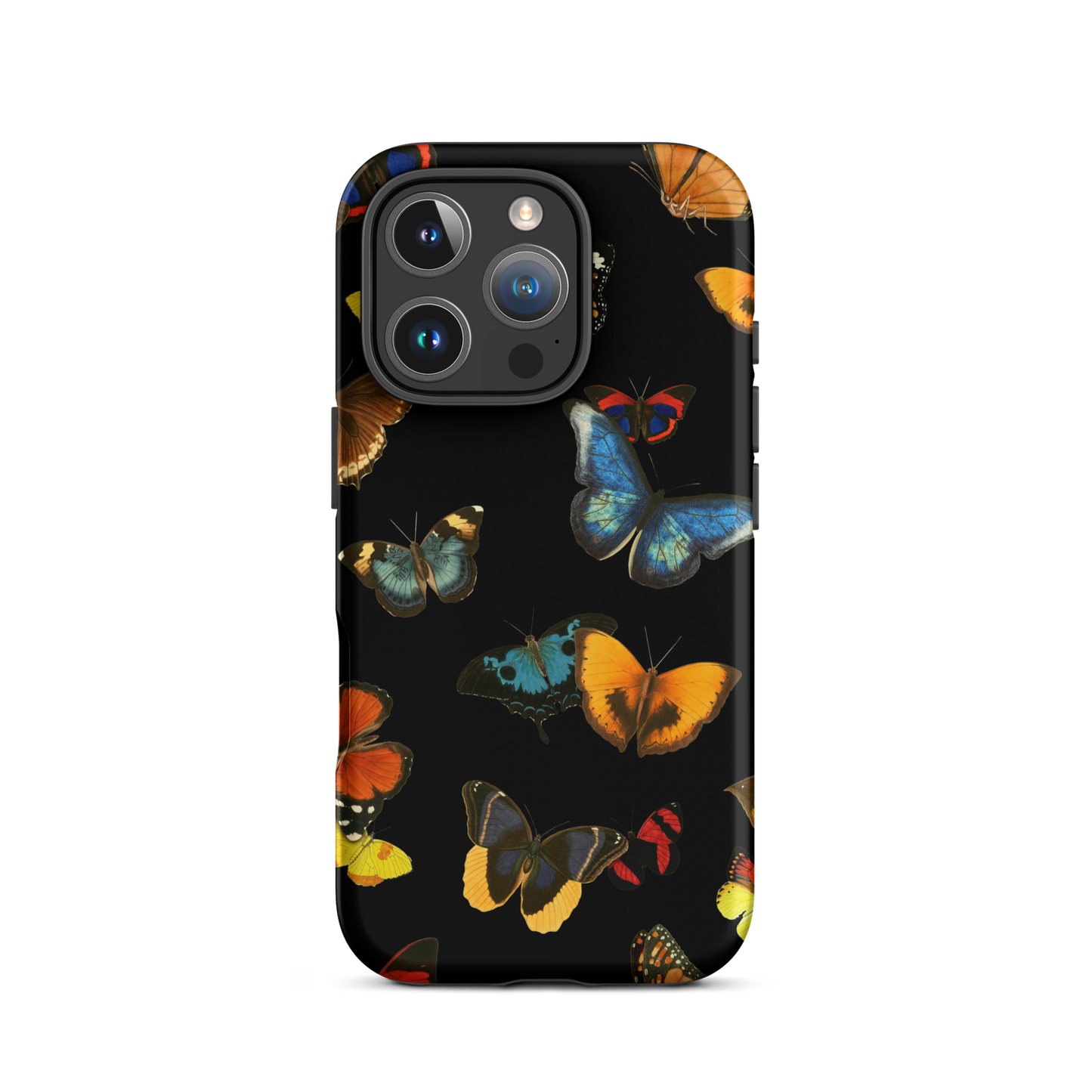 A seamless pattern featuring a vintage collage of butterflies in various species and colors. This dreamy and surreal artwork blends nature and art to create a poetic and elegant aesthetic, perfect for butterfly lovers, nature enthusiasts, and fans of botanical or collage-style designs.