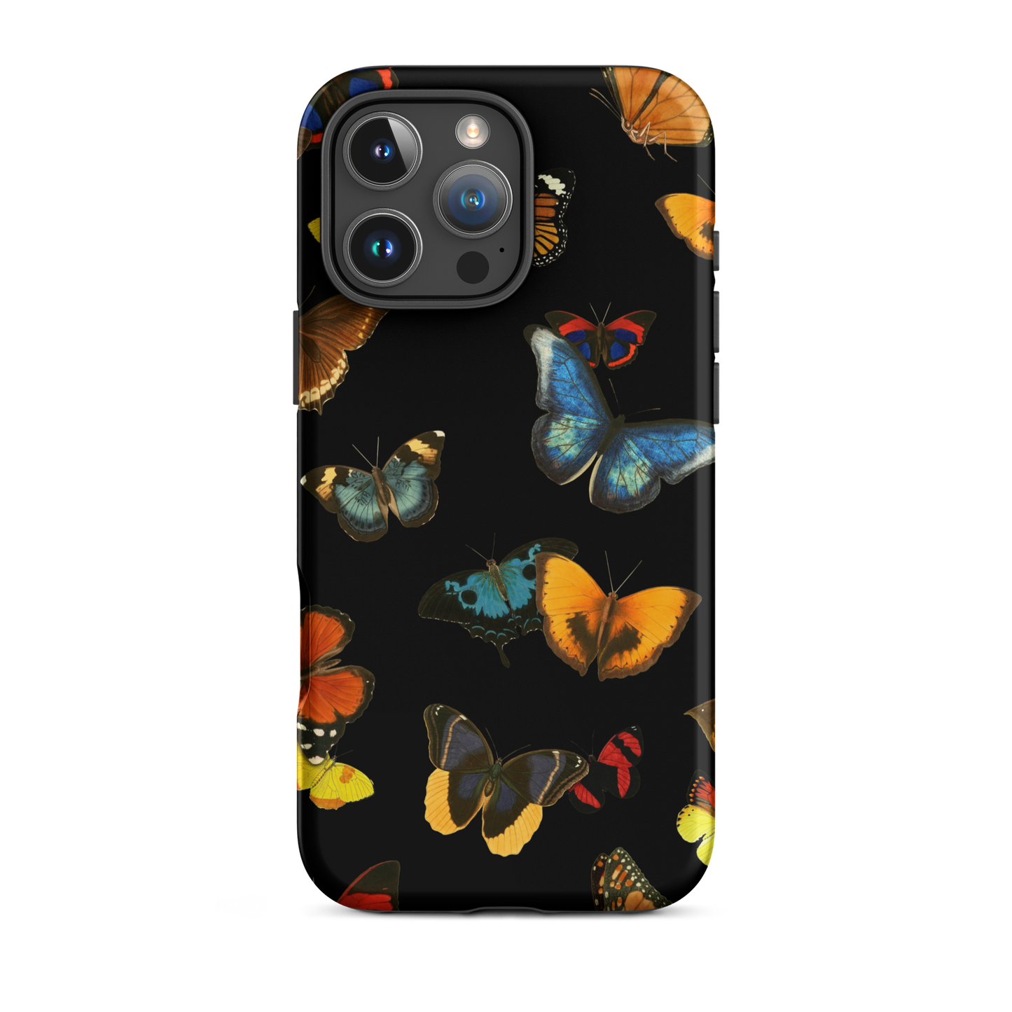 A seamless pattern featuring a vintage collage of butterflies in various species and colors. This dreamy and surreal artwork blends nature and art to create a poetic and elegant aesthetic, perfect for butterfly lovers, nature enthusiasts, and fans of botanical or collage-style designs.