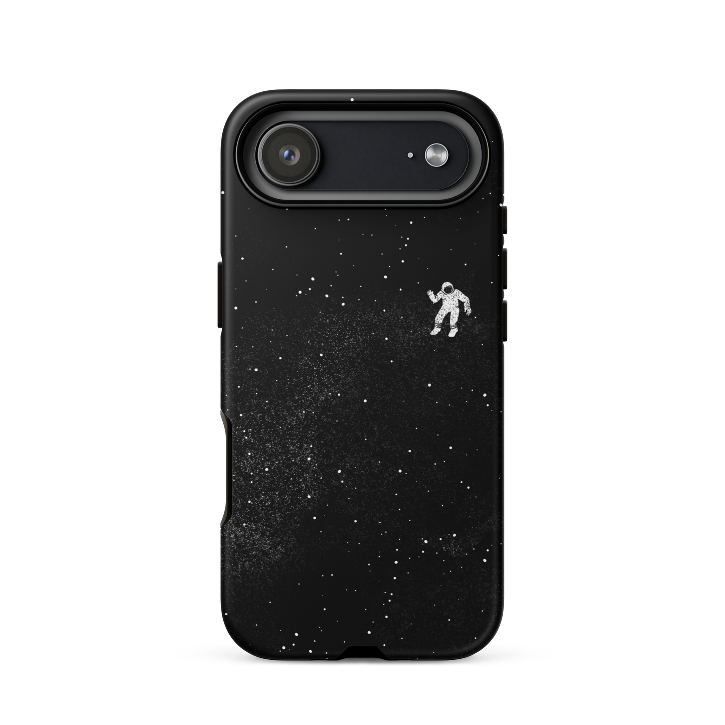 A small astronaut floating through space between the immensity of the universe and the stars. A perfect minimalist art for those who are passionate about space.