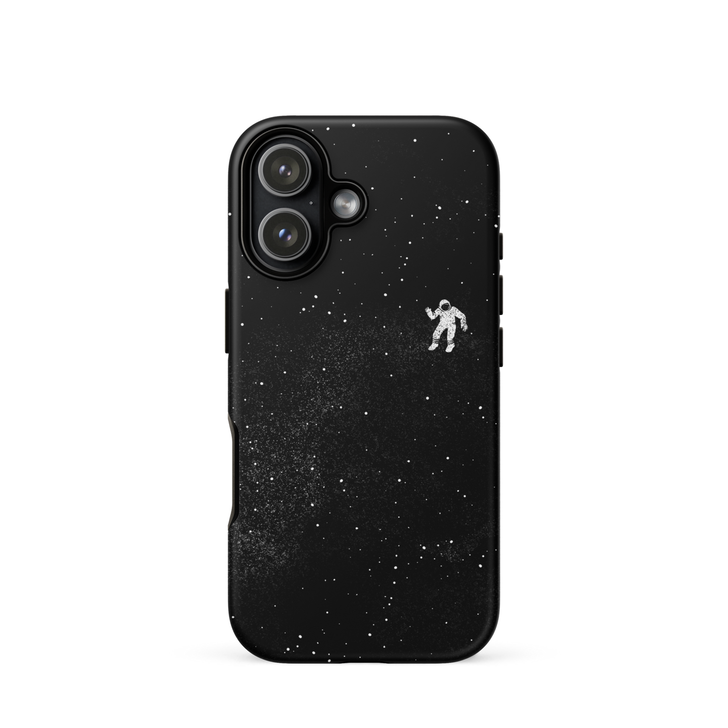 A small astronaut floating through space between the immensity of the universe and the stars. A perfect minimalist art for those who are passionate about space.