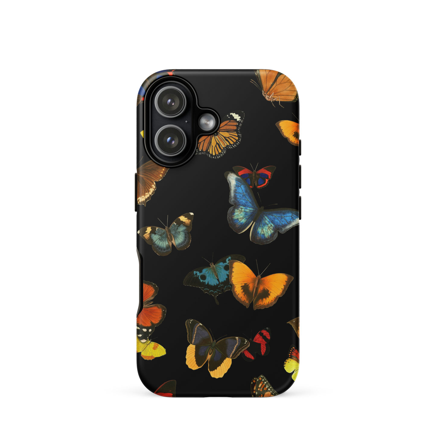 A seamless pattern featuring a vintage collage of butterflies in various species and colors. This dreamy and surreal artwork blends nature and art to create a poetic and elegant aesthetic, perfect for butterfly lovers, nature enthusiasts, and fans of botanical or collage-style designs.