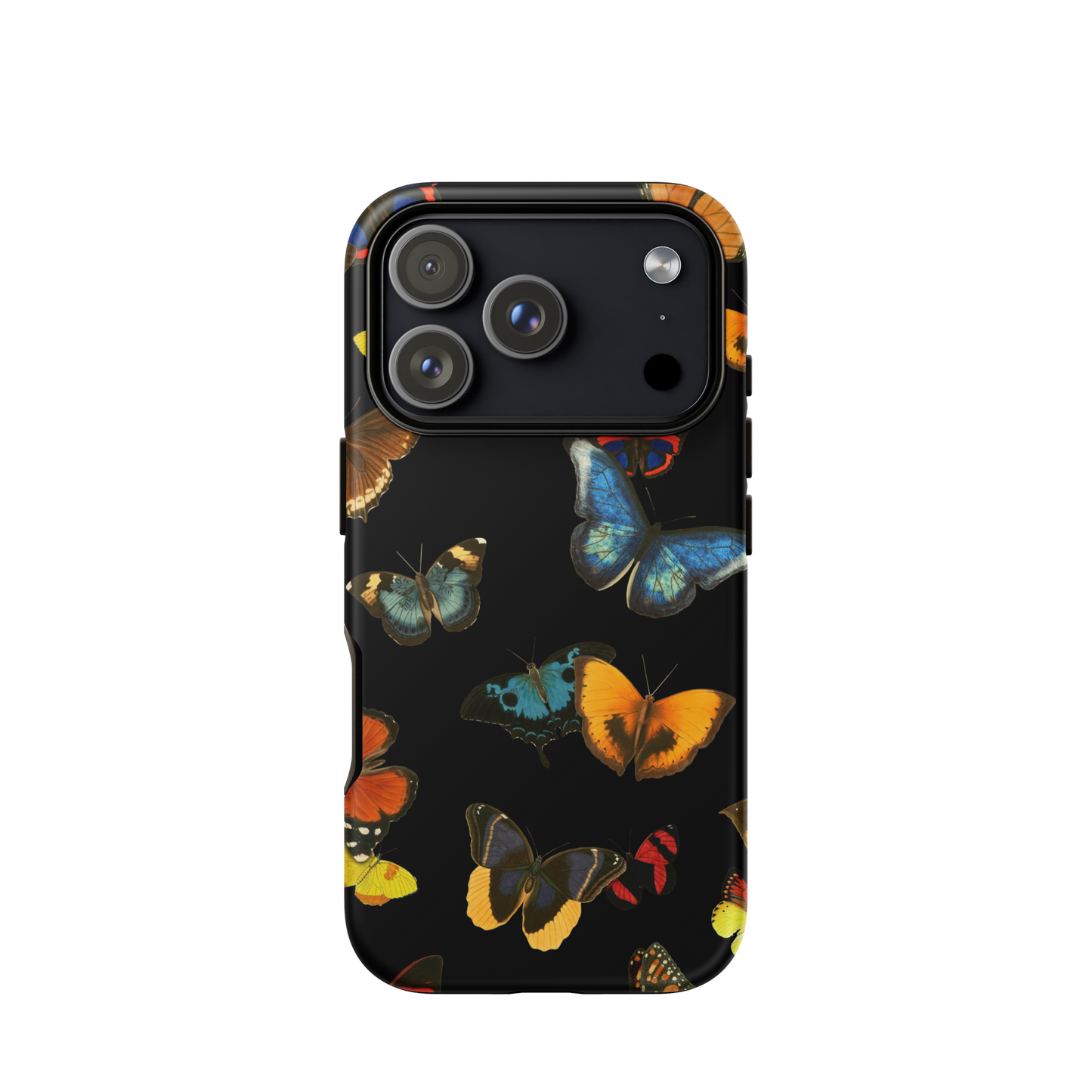 A seamless pattern featuring a vintage collage of butterflies in various species and colors. This dreamy and surreal artwork blends nature and art to create a poetic and elegant aesthetic, perfect for butterfly lovers, nature enthusiasts, and fans of botanical or collage-style designs.