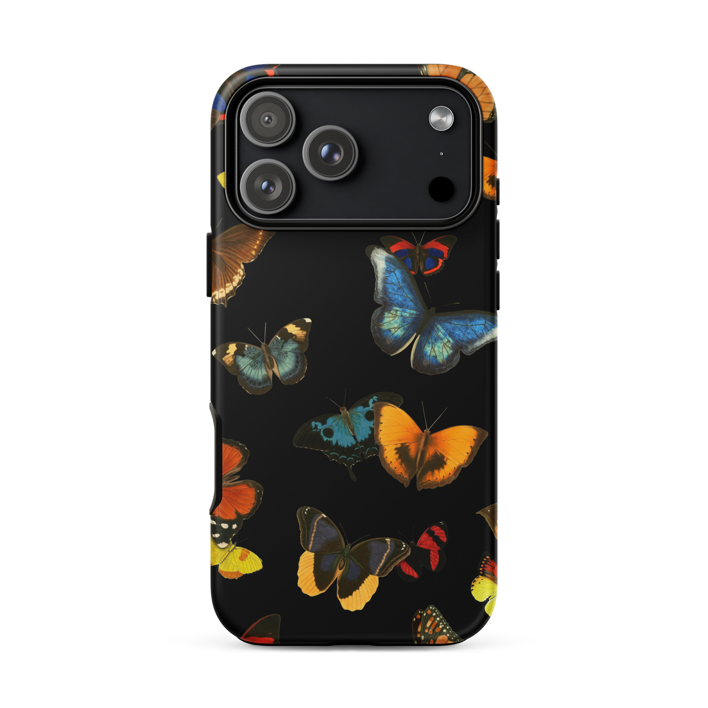 A seamless pattern featuring a vintage collage of butterflies in various species and colors. This dreamy and surreal artwork blends nature and art to create a poetic and elegant aesthetic, perfect for butterfly lovers, nature enthusiasts, and fans of botanical or collage-style designs.