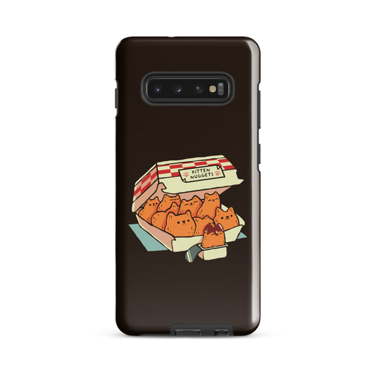 A box of cute nuggets that are shaped like cute kittens. An art that mixes humor, kittens and fast food.