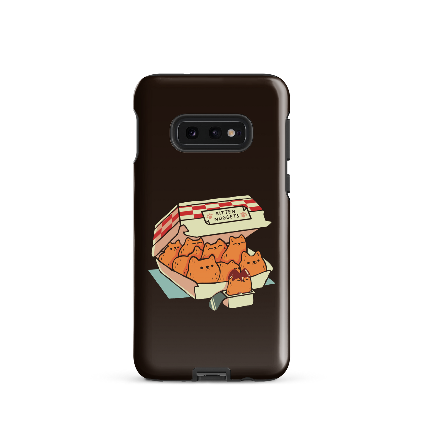 A box of cute nuggets that are shaped like cute kittens. An art that mixes humor, kittens and fast food.