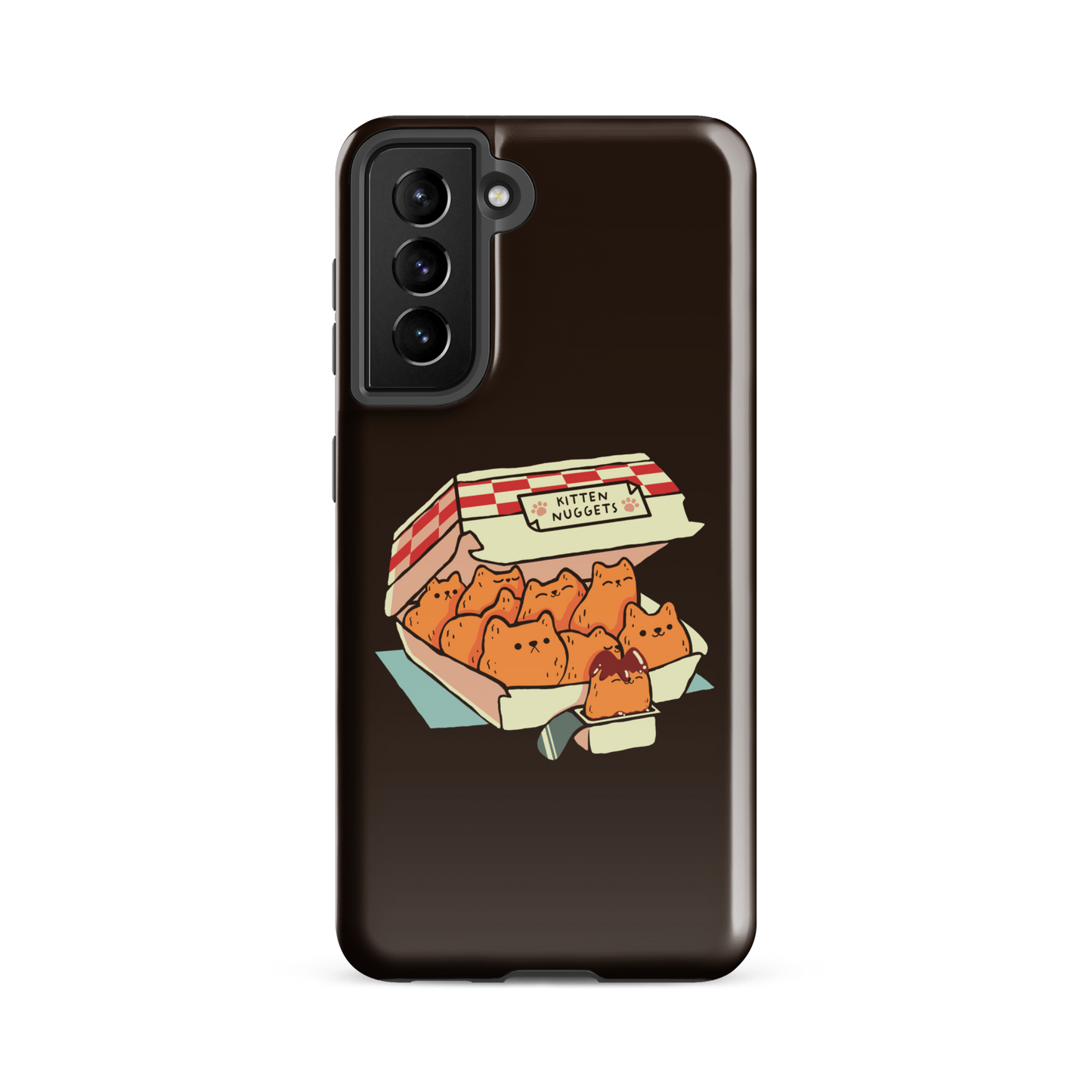 A box of cute nuggets that are shaped like cute kittens. An art that mixes humor, kittens and fast food.