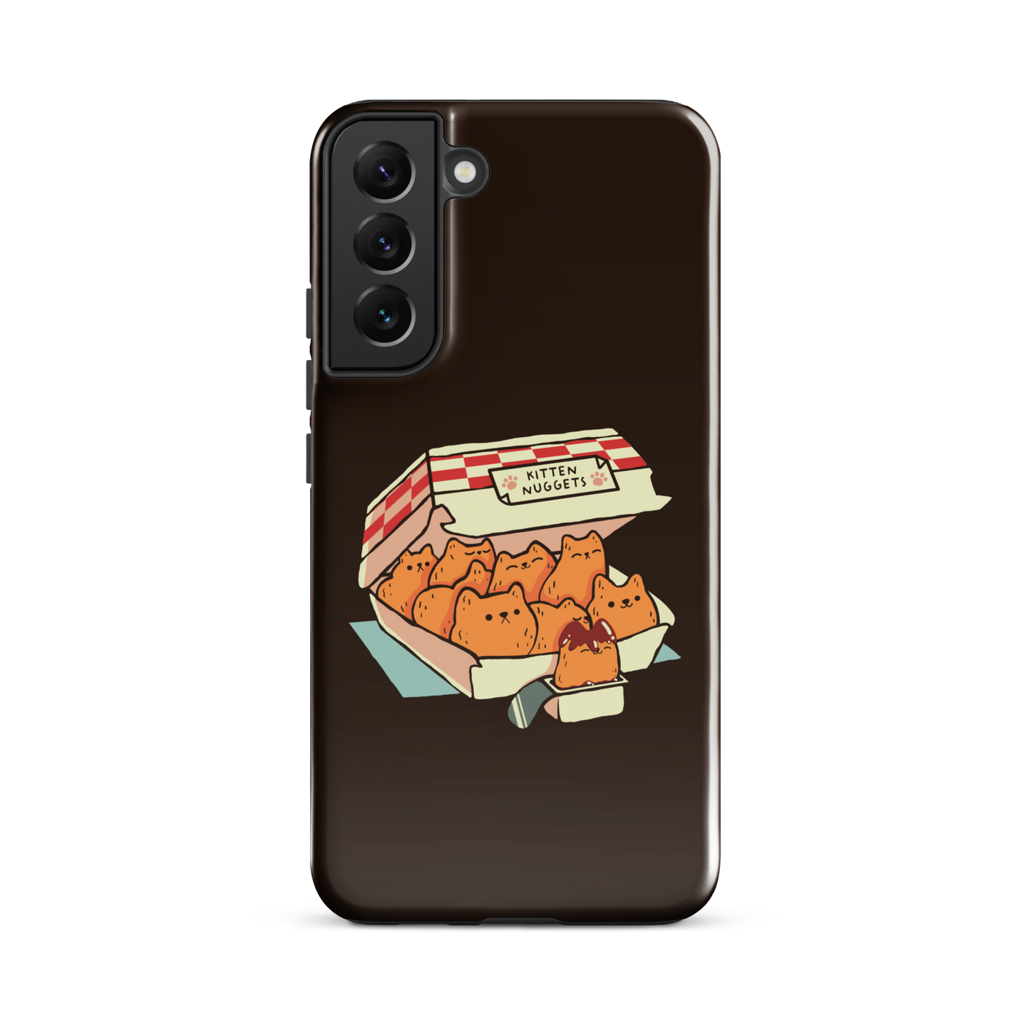 A box of cute nuggets that are shaped like cute kittens. An art that mixes humor, kittens and fast food.