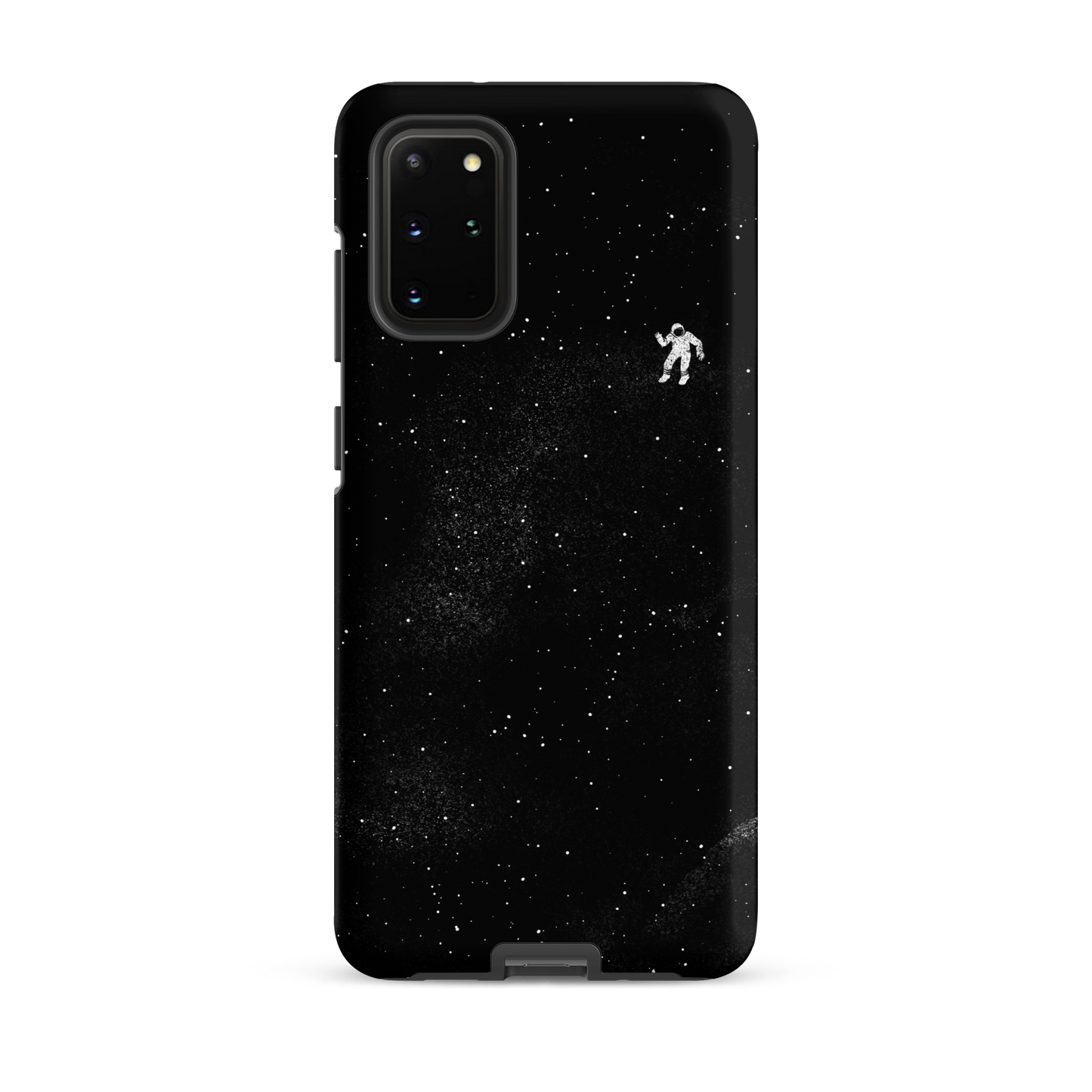 A small astronaut floating through space between the immensity of the universe and the stars. A perfect minimalist art for those who are passionate about space.